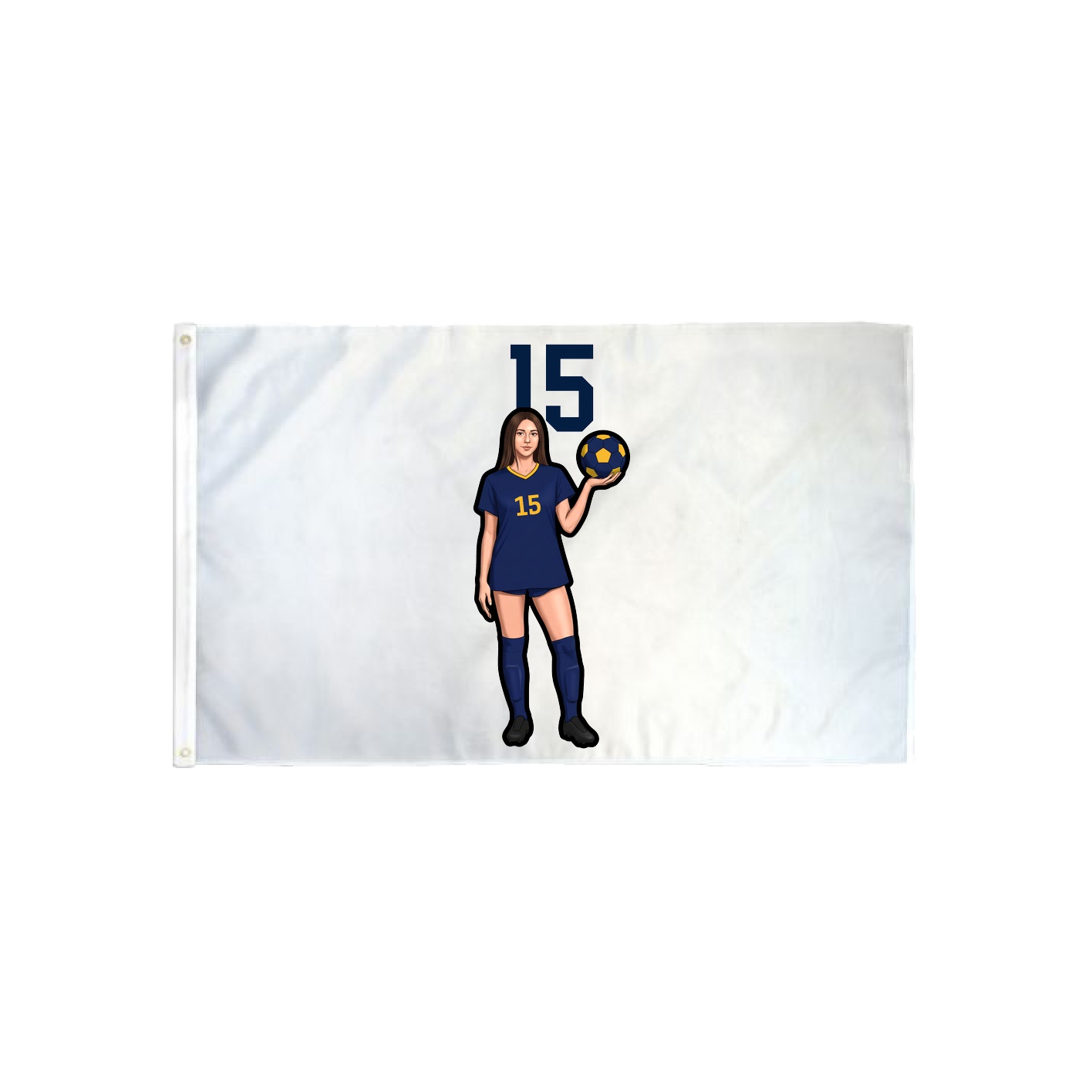 3x5 Flag — Number Top in Classic