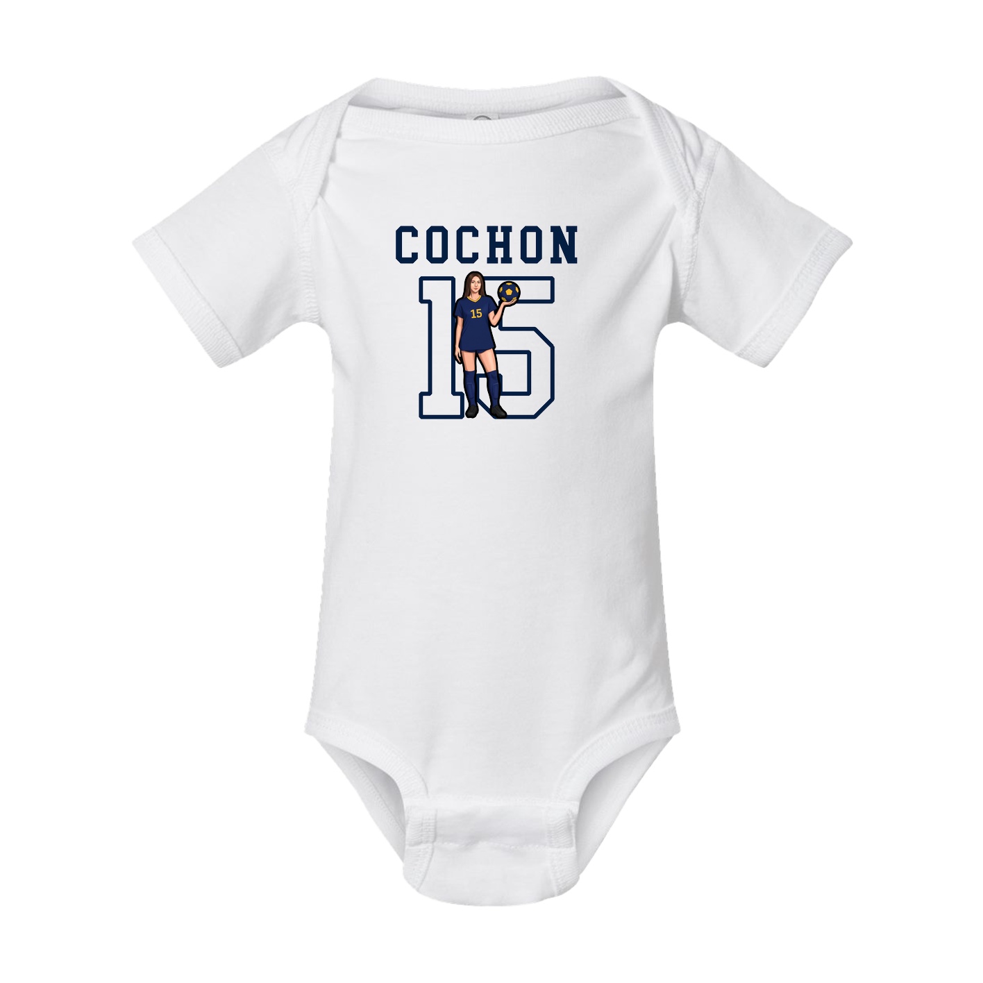Baby Onesie — Shirsey in White