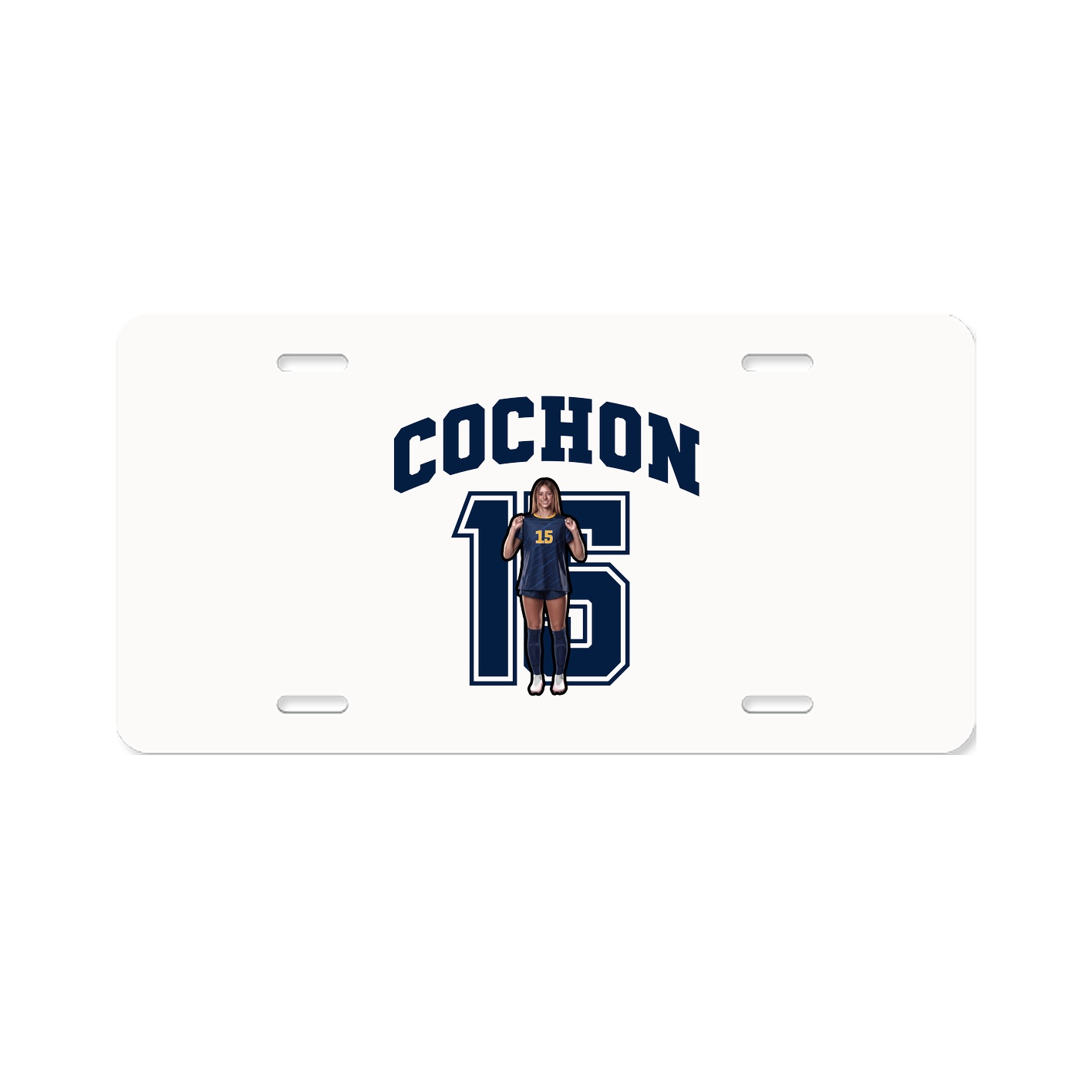 License Plate — Number in Classic