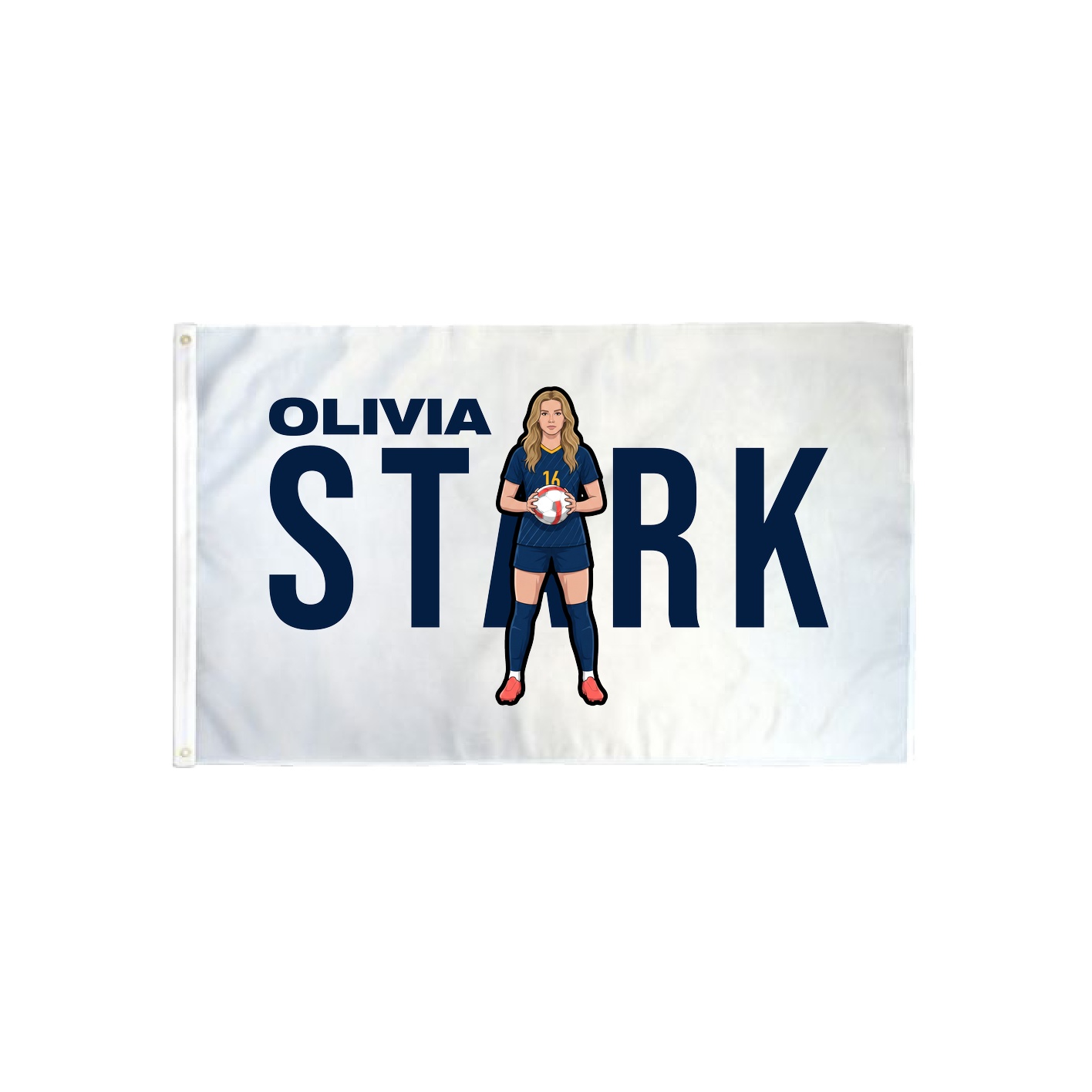 3x5 Flag — Player Name in Classic