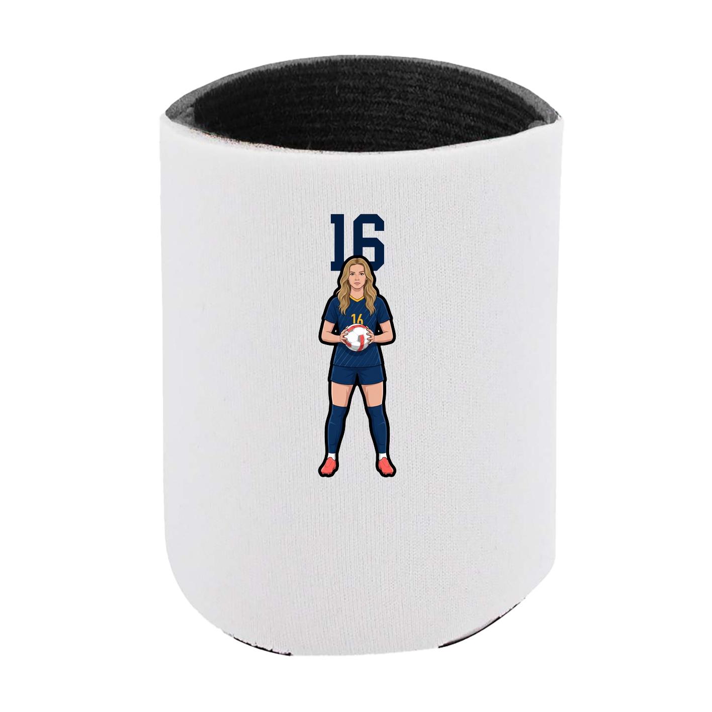 Can Holder — Number Top in White