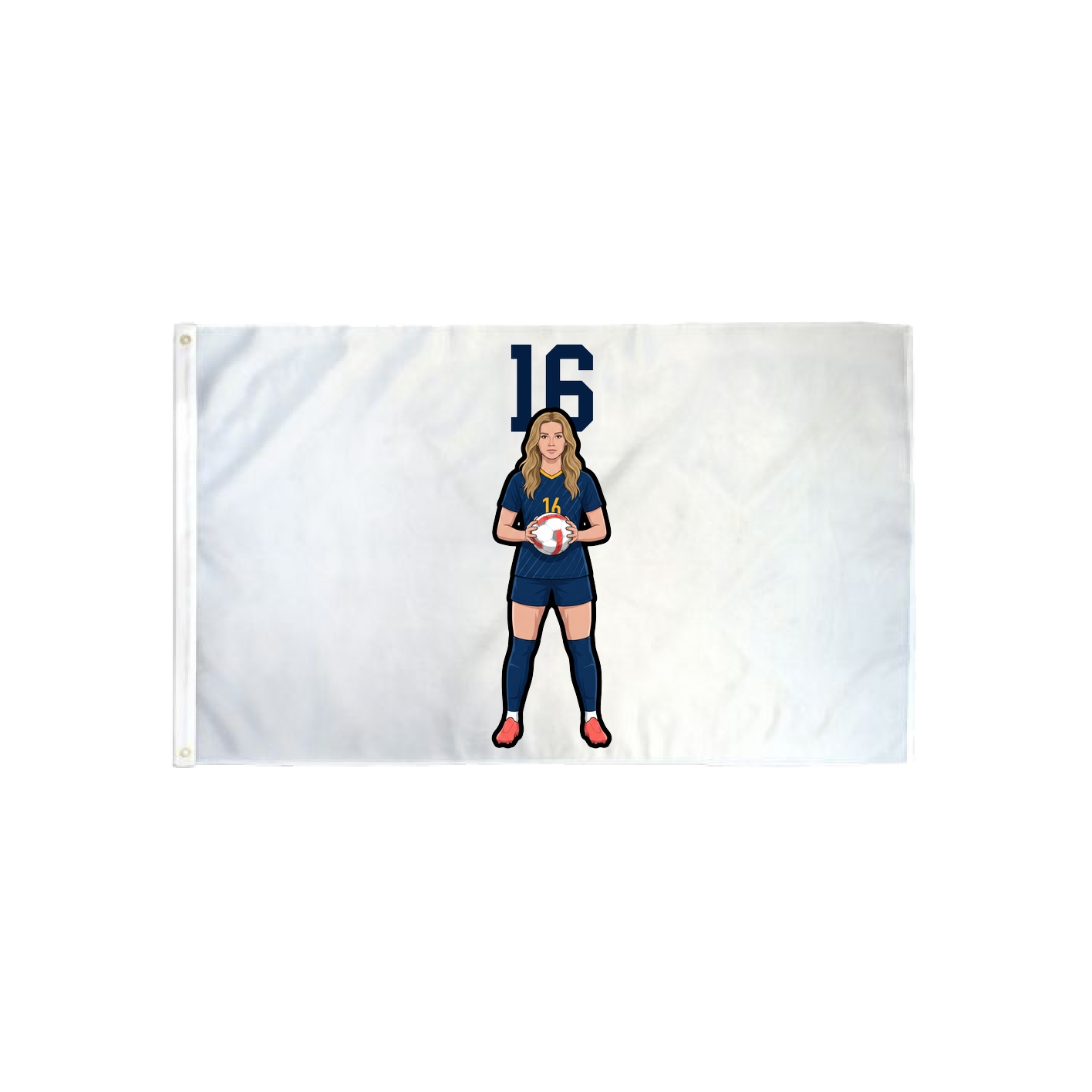3x5 Flag — Number Top in Classic