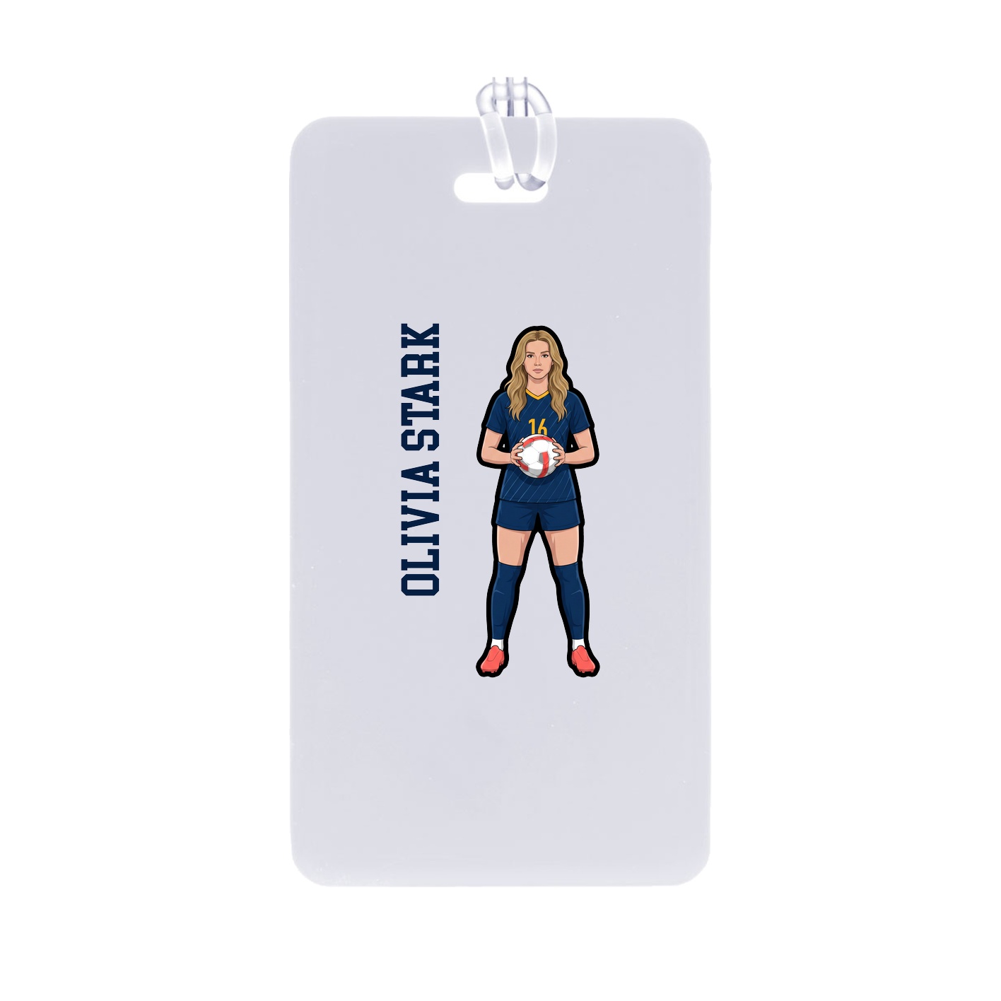 Bag Tag — Name Vertical in Classic