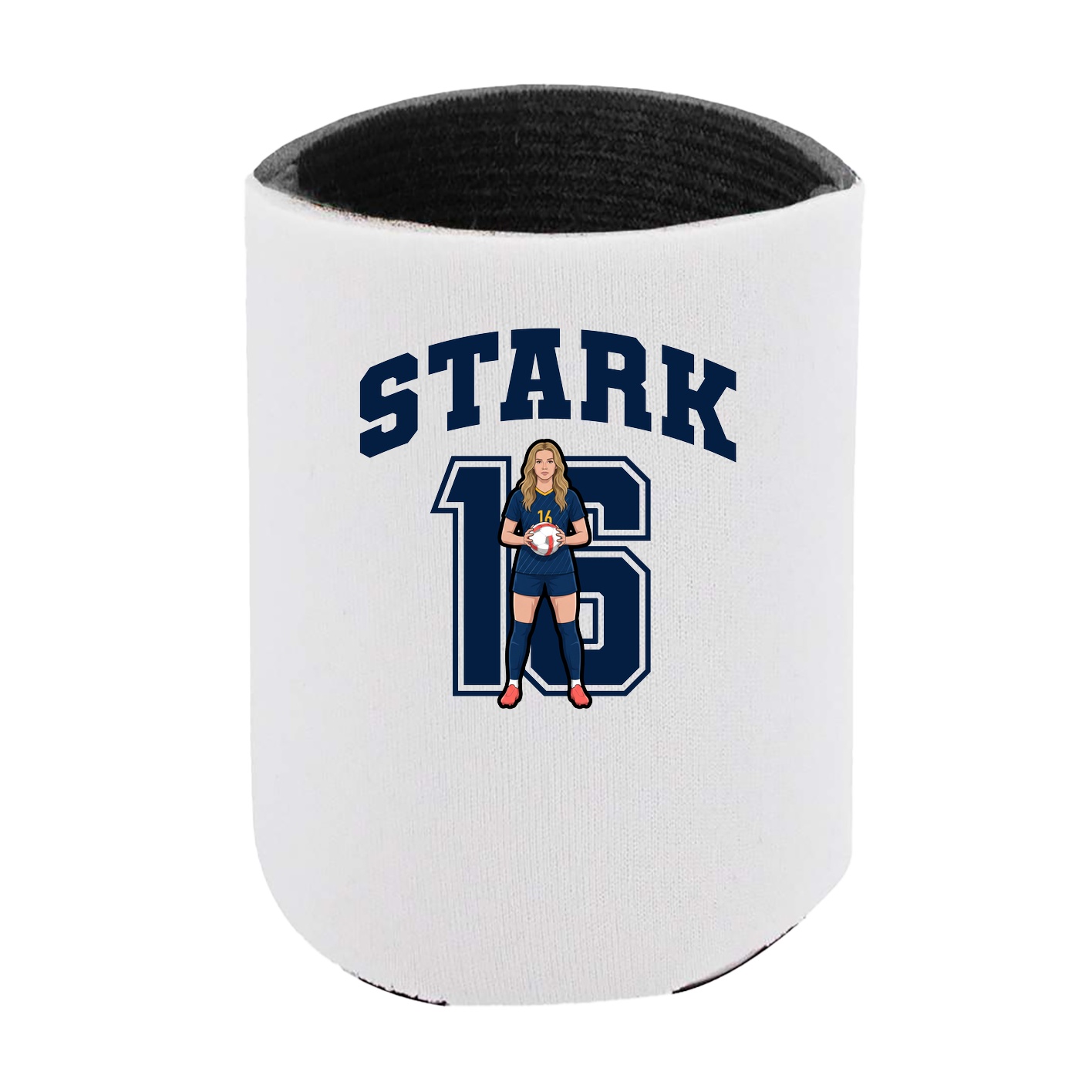 Can Holder — Number in White