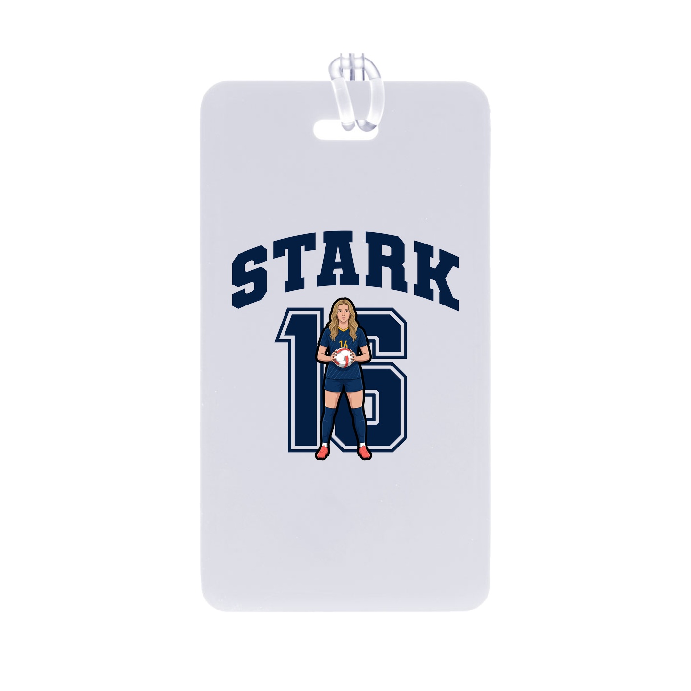 Bag Tag — Number in Classic