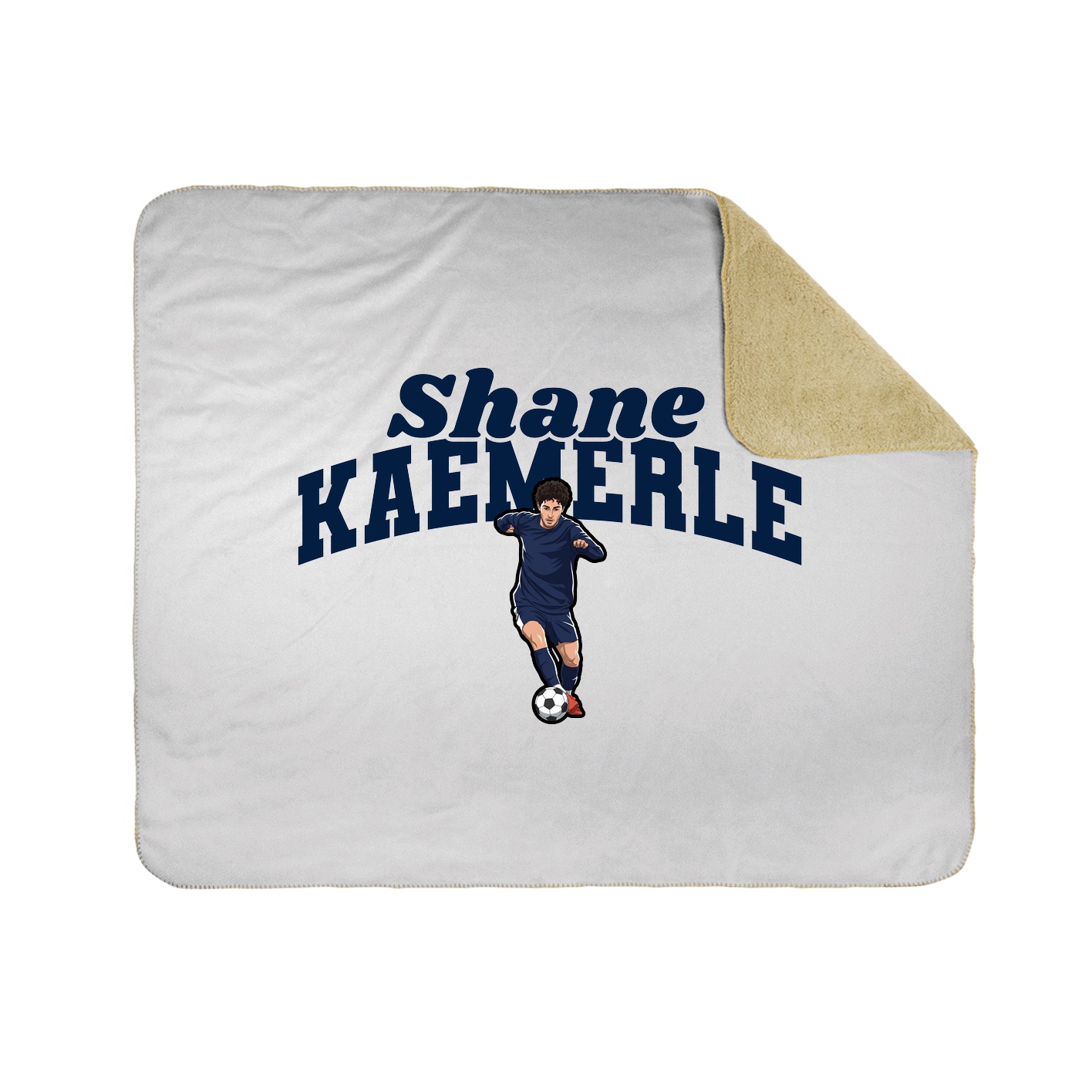 Throw Blanket — Signature Arch in White