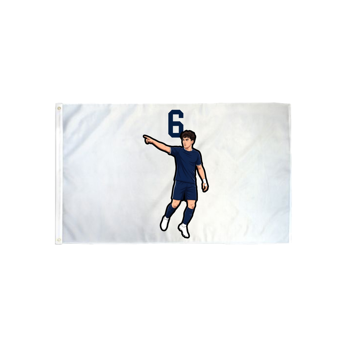 3x5 Flag — Number Top in Classic