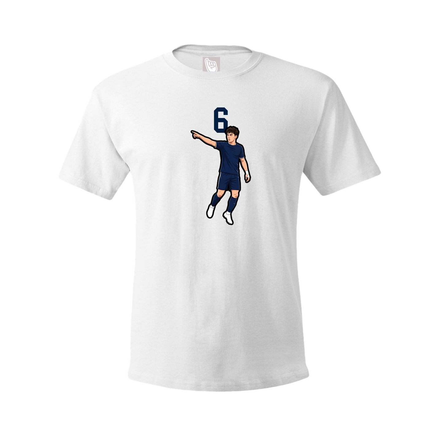 Tee — Number Top in White