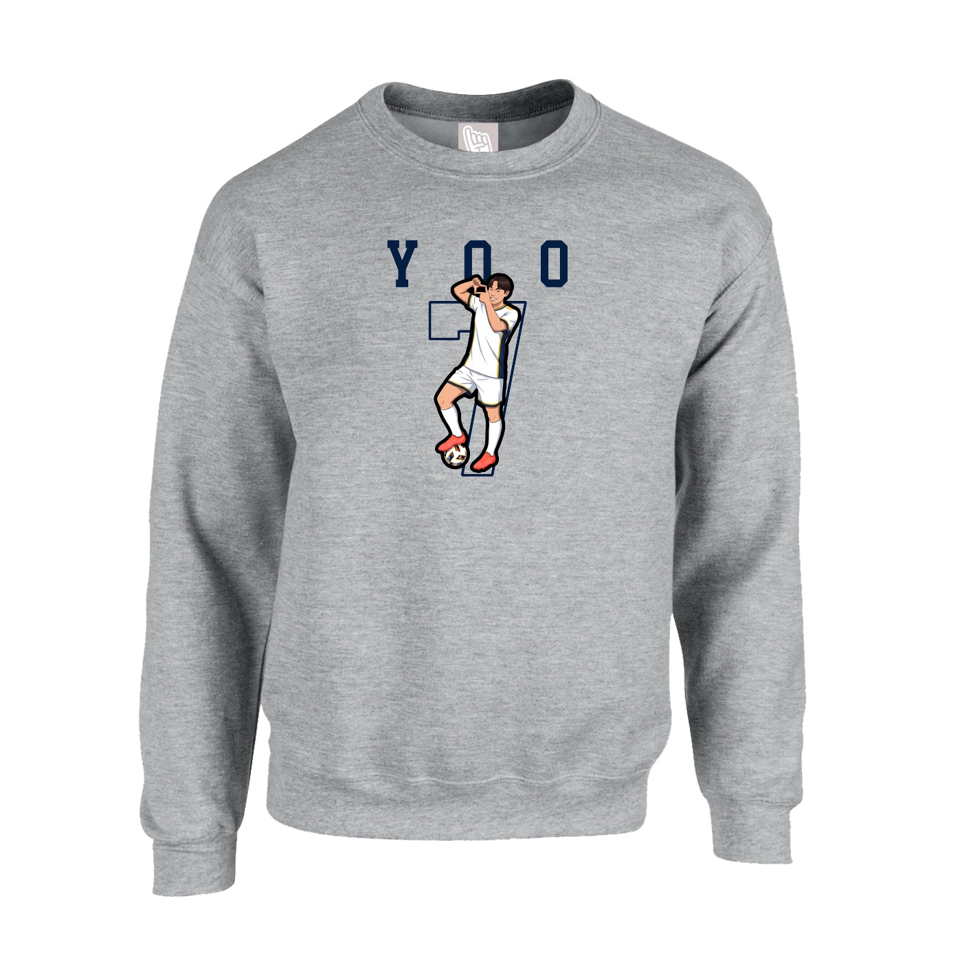 Fleece Crew — Shirsey in Grey
