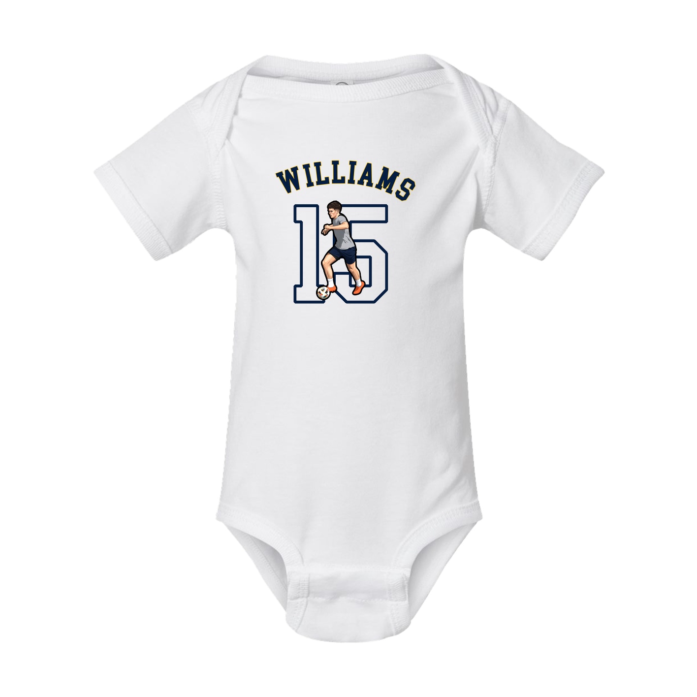 Baby Onesie — Shirsey Arch in White