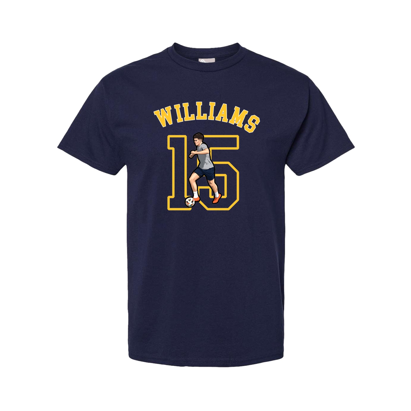 Youth Tee — Shirsey Arch in Navy