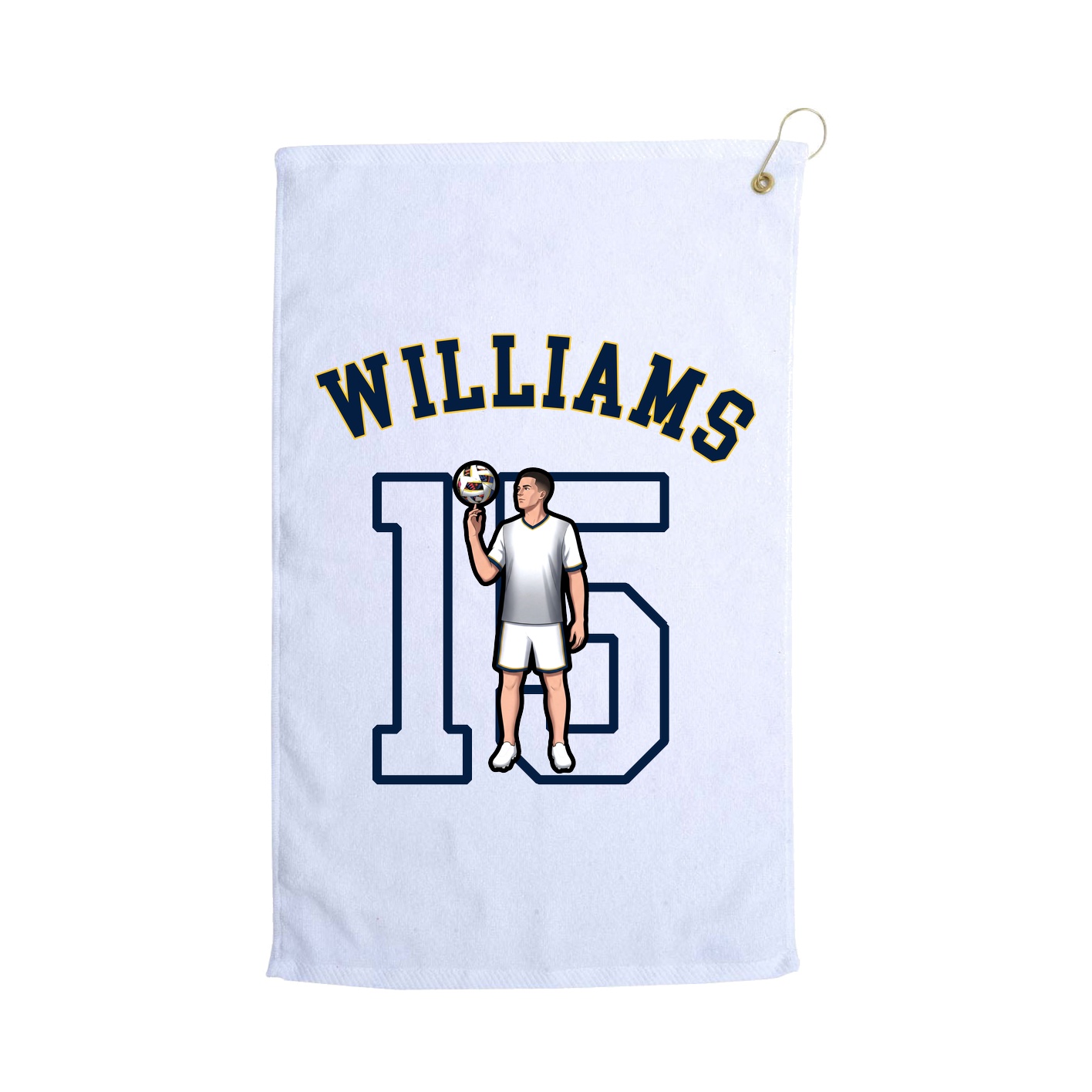 Golf Towel — Shirsey Arch in White