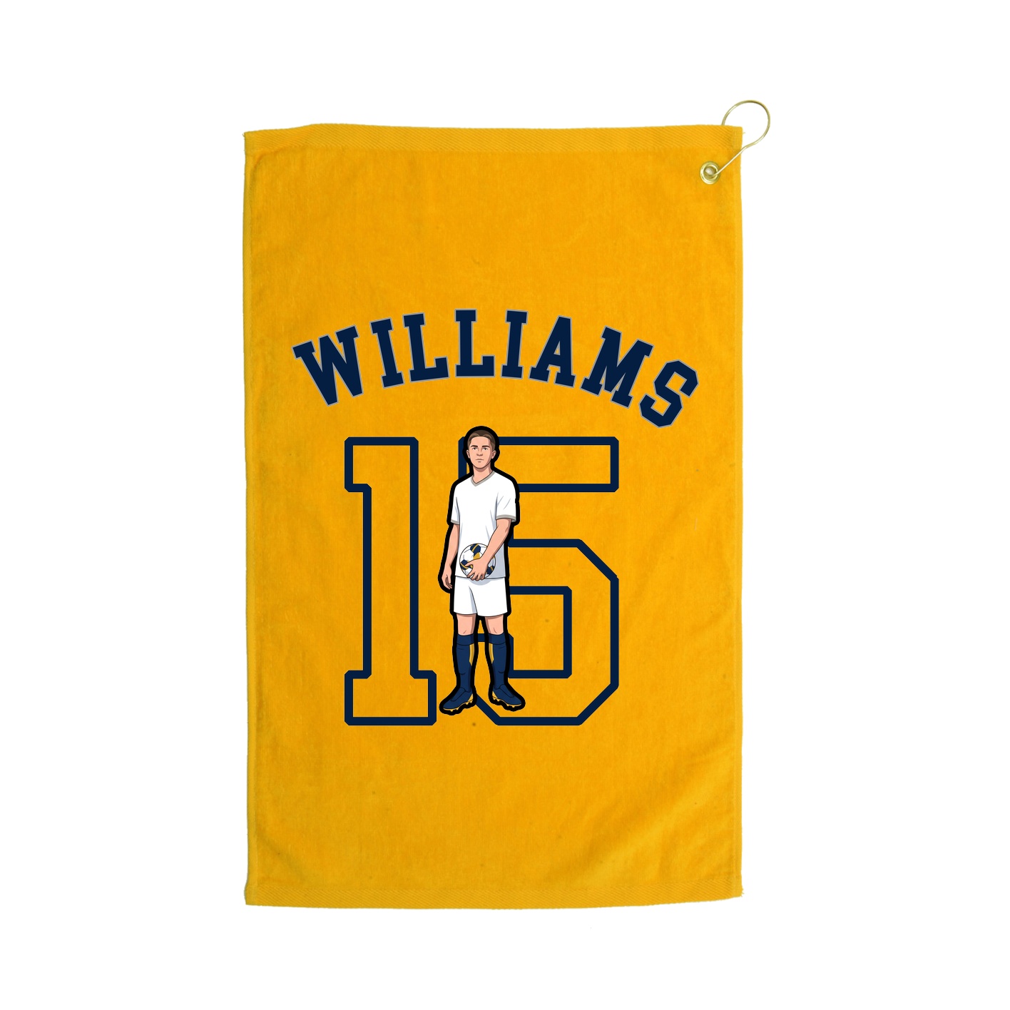 Golf Towel — Shirsey Arch in Gold
