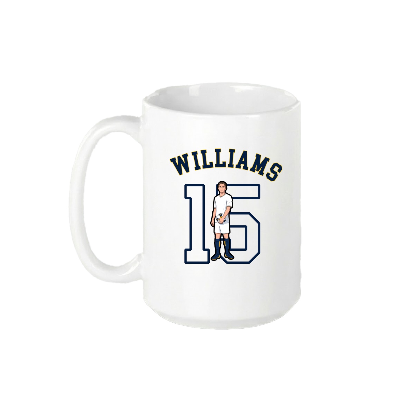 15oz Coffee Mug — Shirsey Arch in White