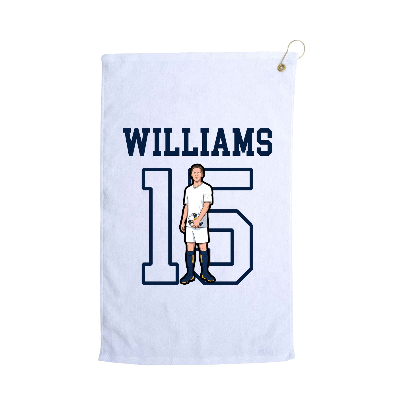 Golf Towel — Shirsey in White