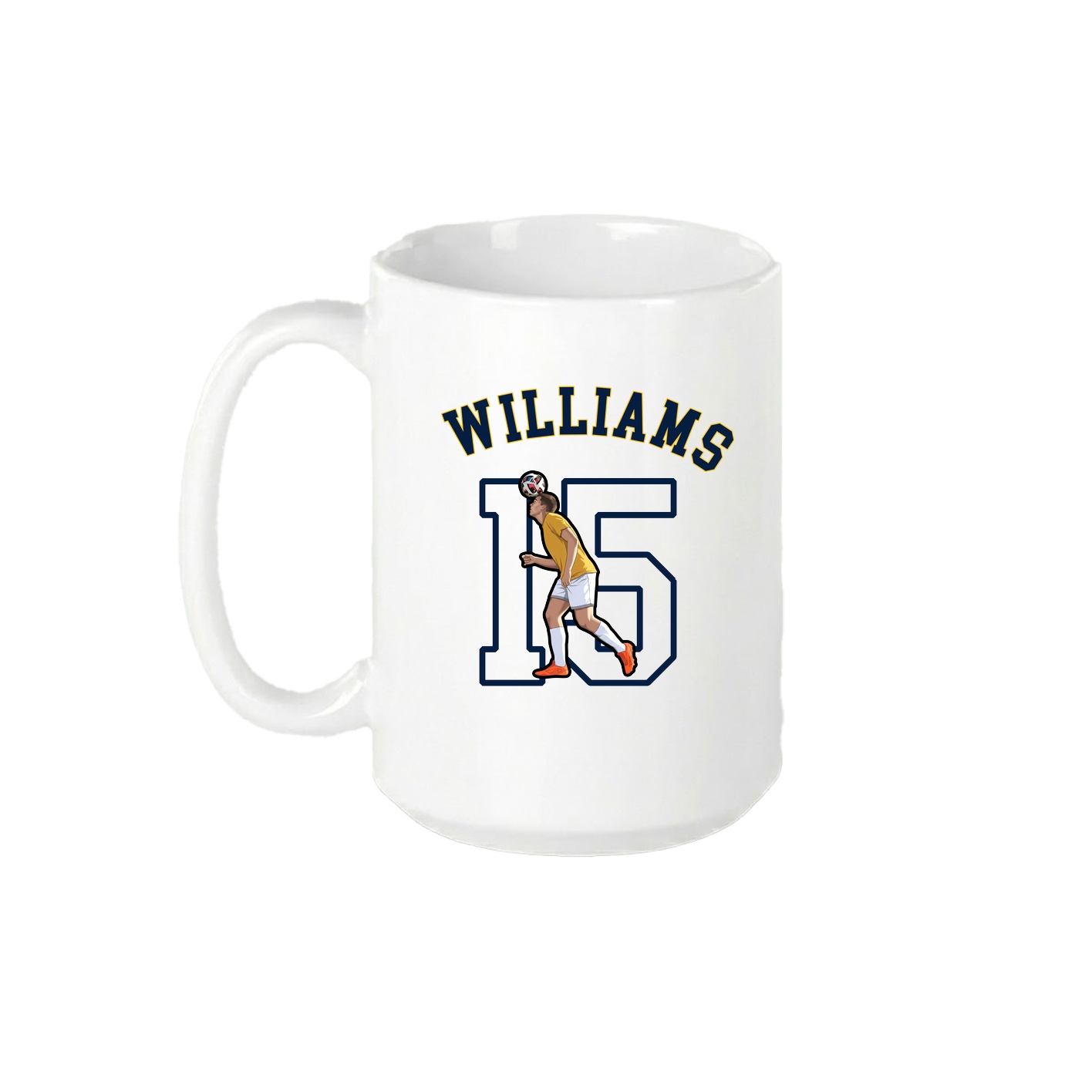 15oz Coffee Mug — Shirsey Arch in White