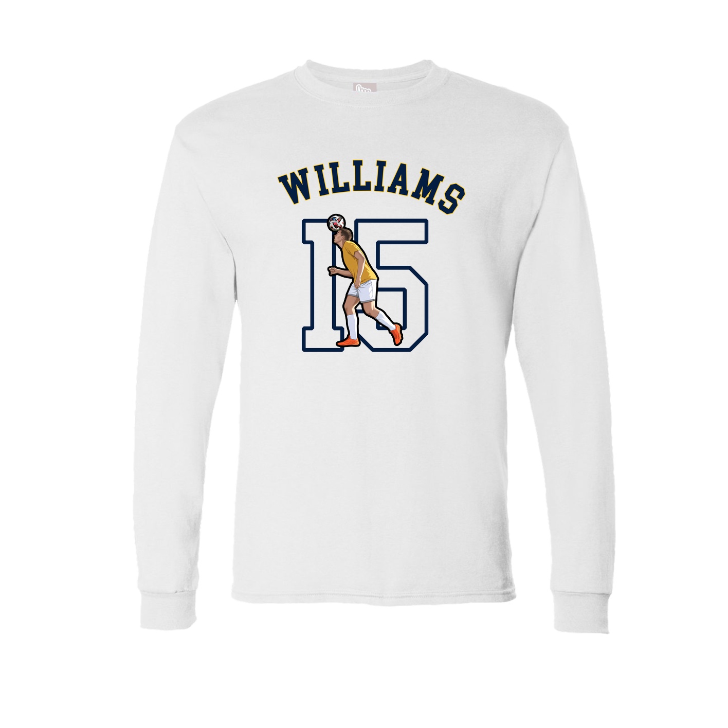 Long Sleeve Tee — Shirsey Arch in White