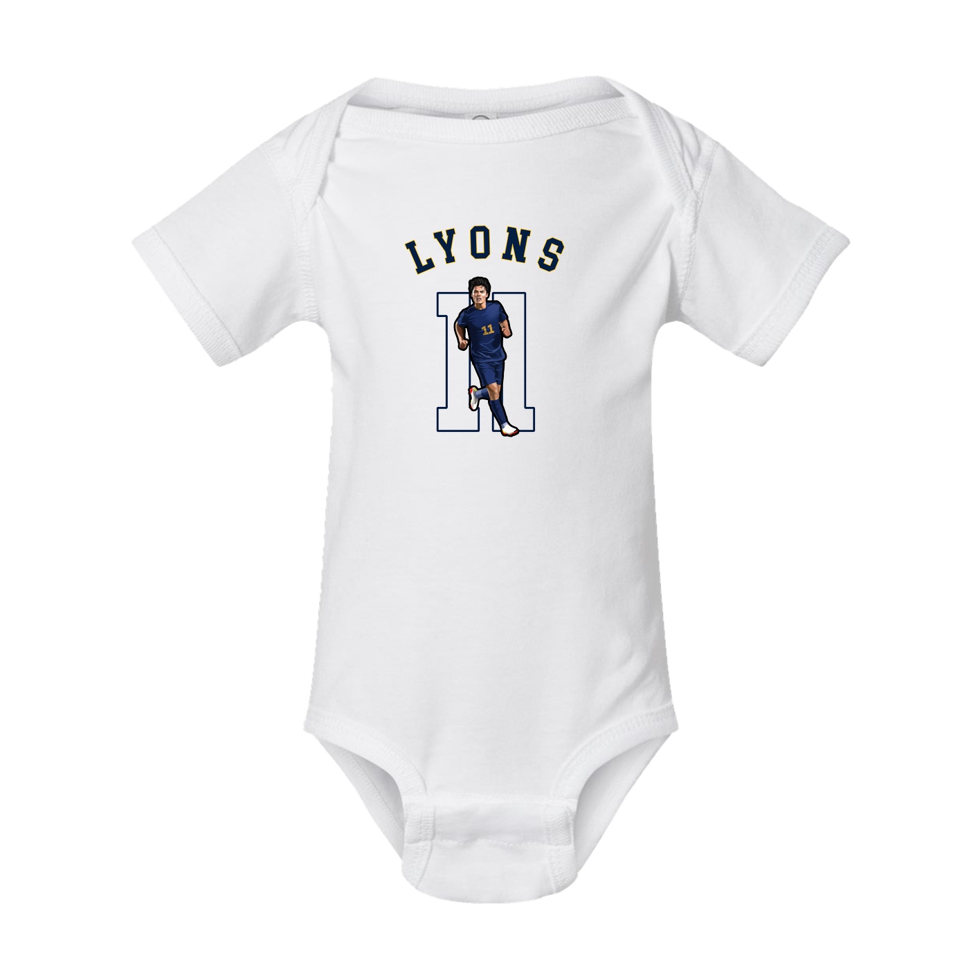 Baby Onesie — Shirsey Arch in White