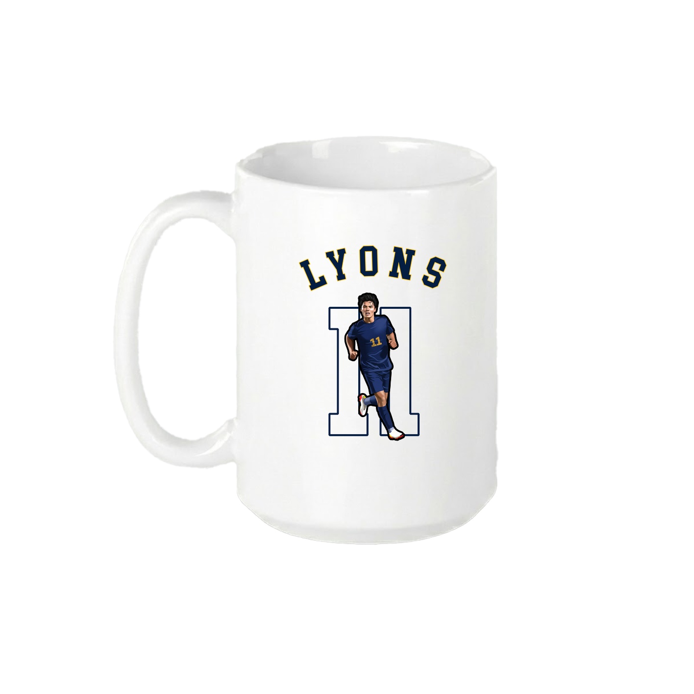 15oz Coffee Mug — Shirsey Arch in White