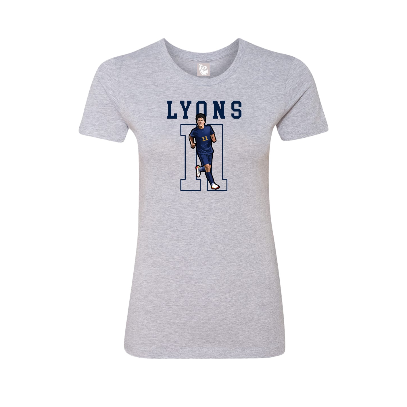 Fitted Women's Tee — Shirsey in Grey