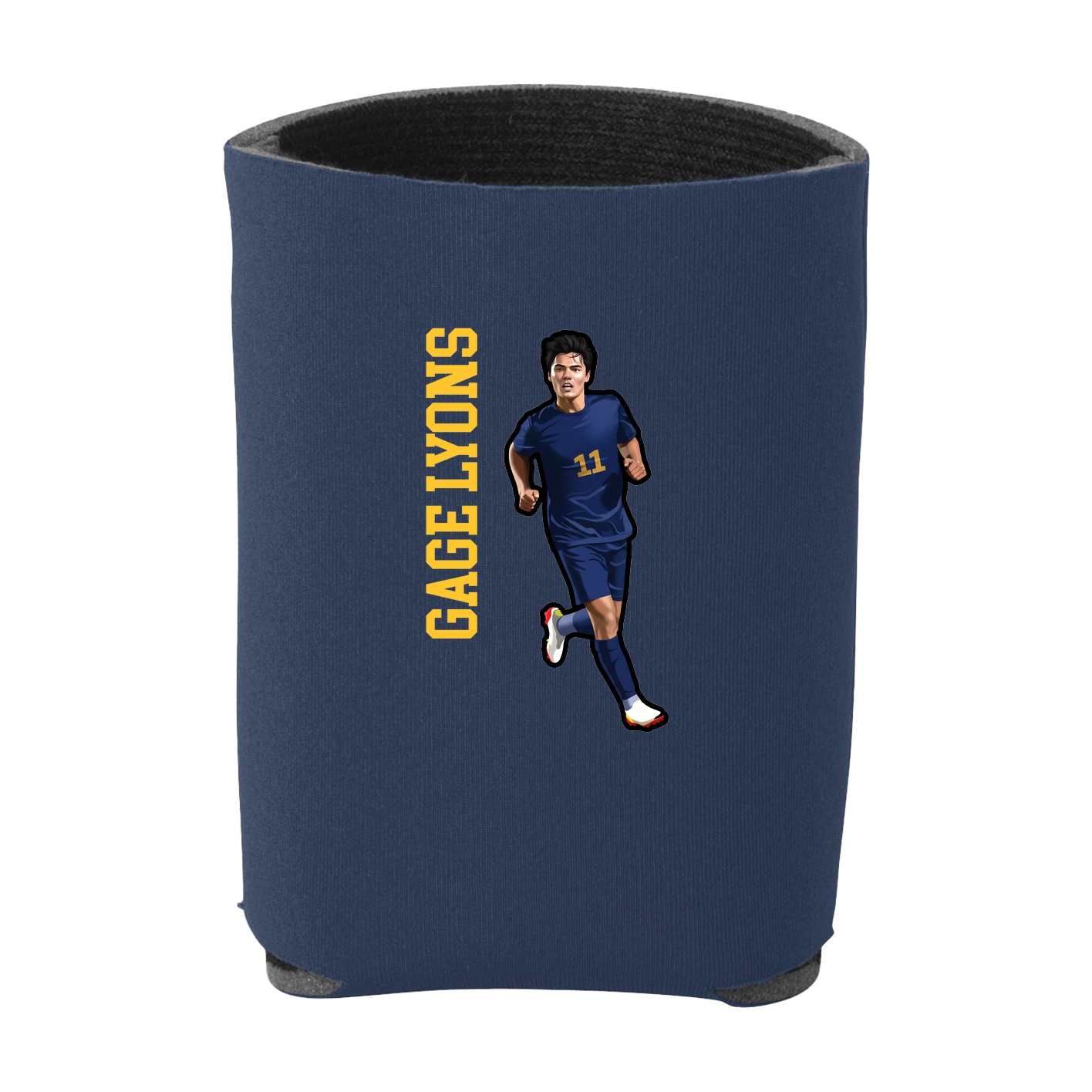 Can Holder — Name Vertical in Navy
