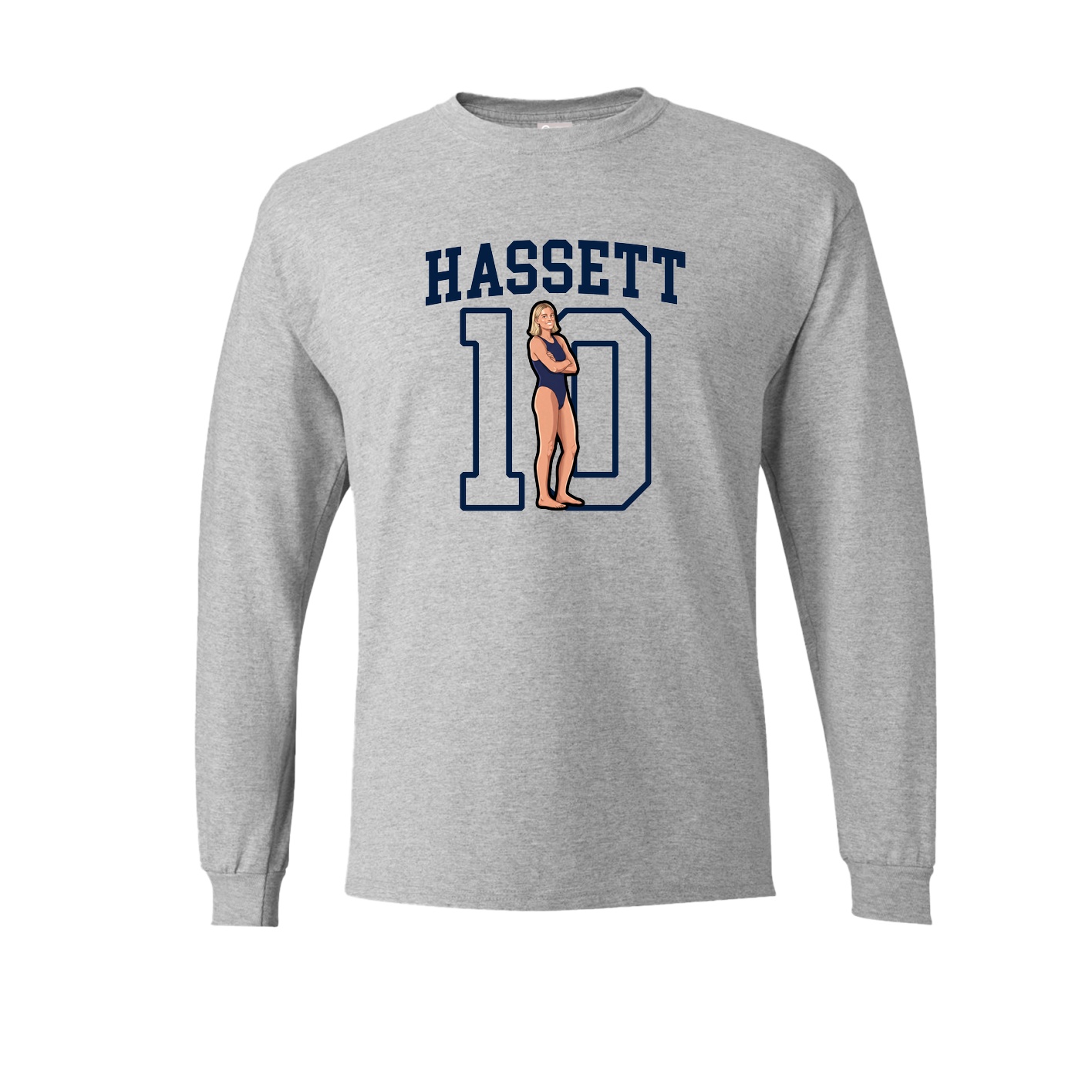 Long Sleeve Tee — Shirsey in Grey