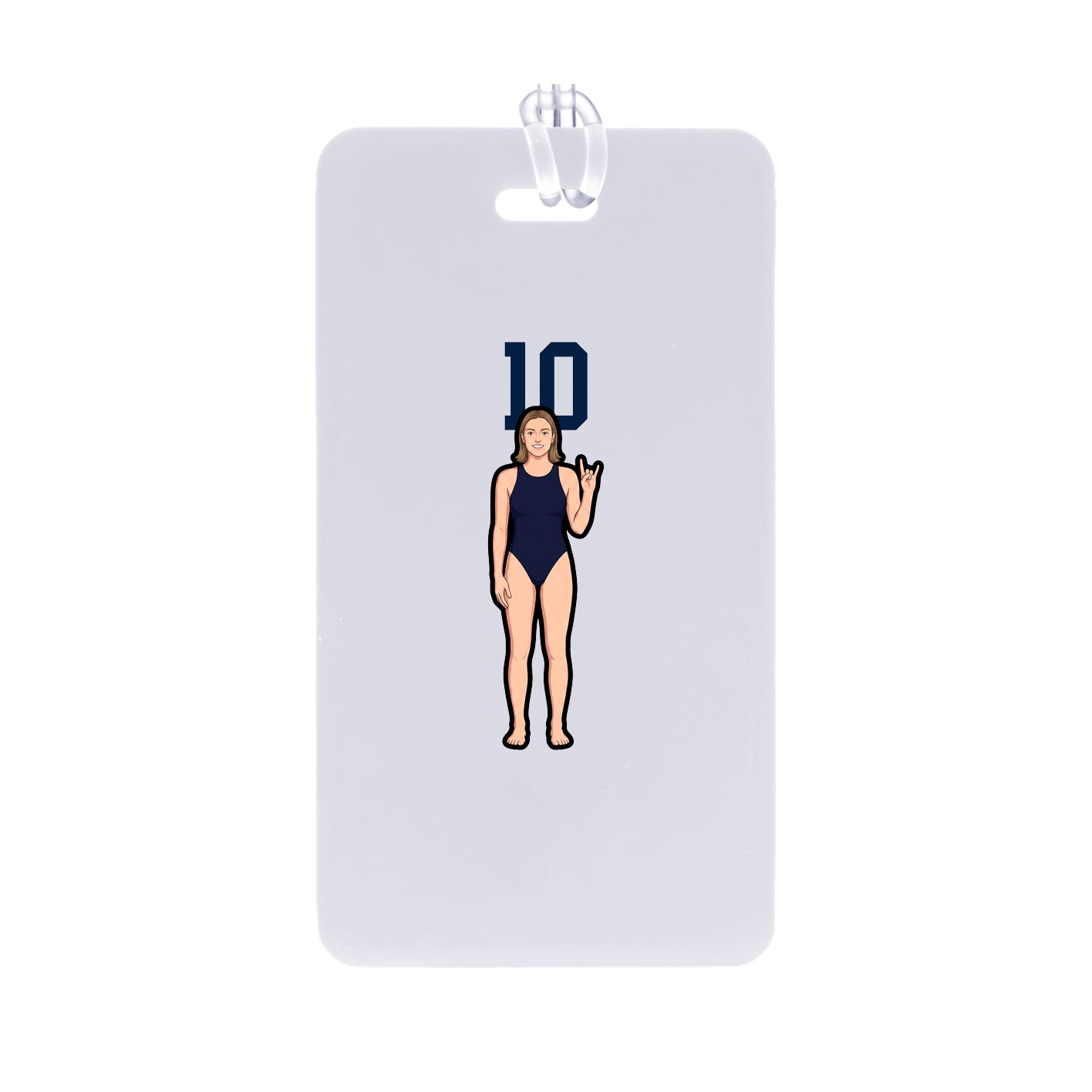 Bag Tag — Number Top in Classic