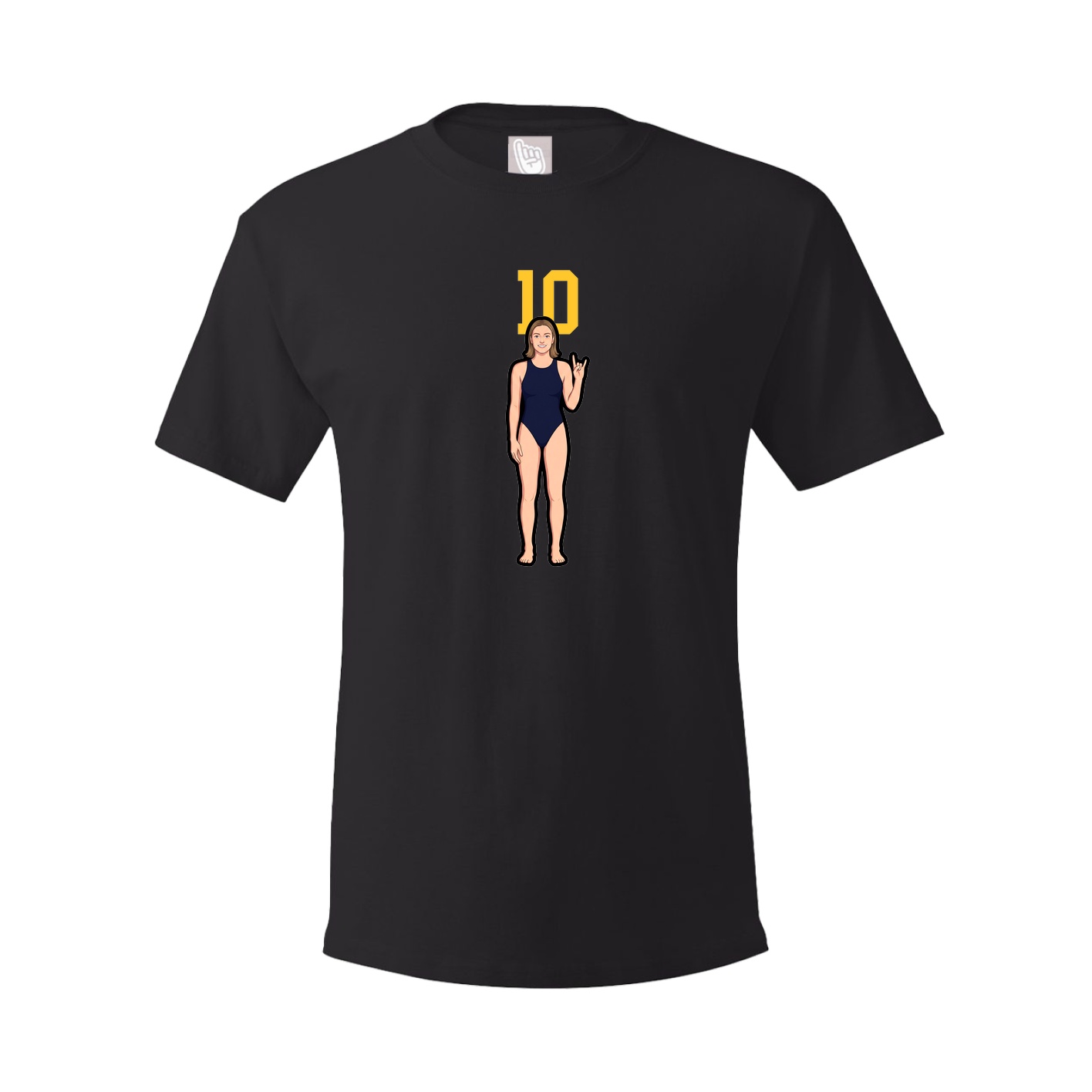 Tee — Number Top in Black