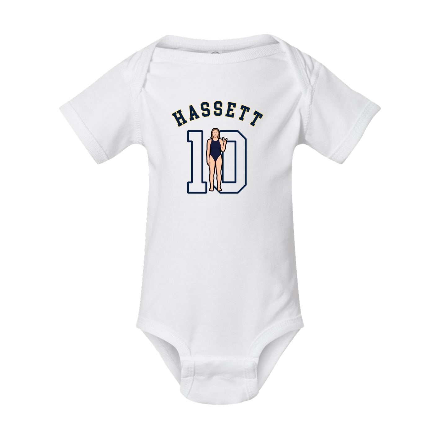 Baby Onesie — Shirsey Arch in White