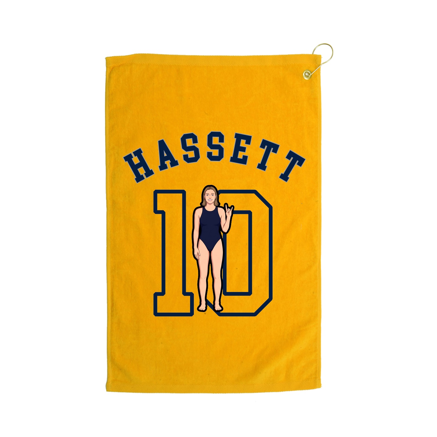 Golf Towel — Shirsey Arch in Gold