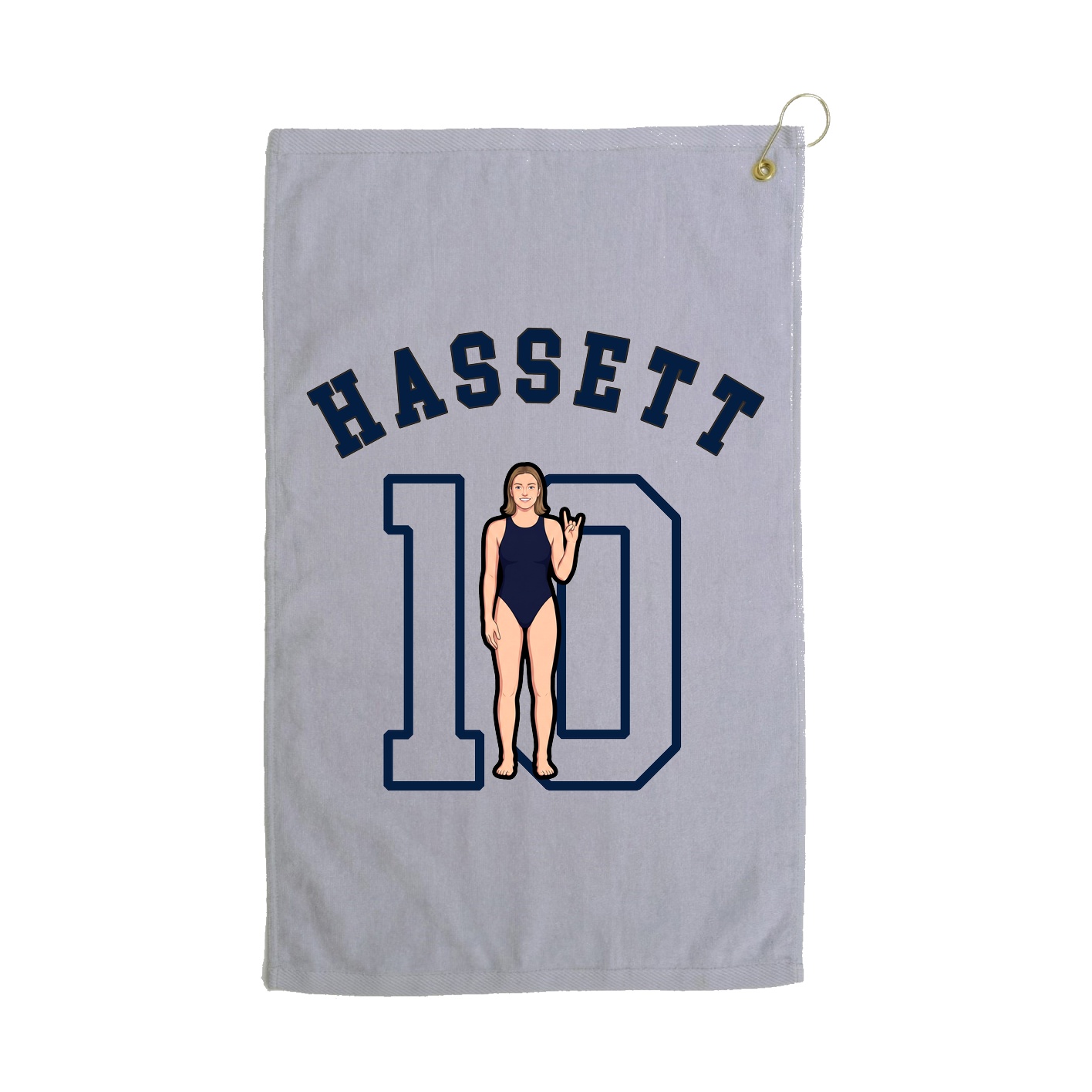 Golf Towel — Shirsey Arch in Grey