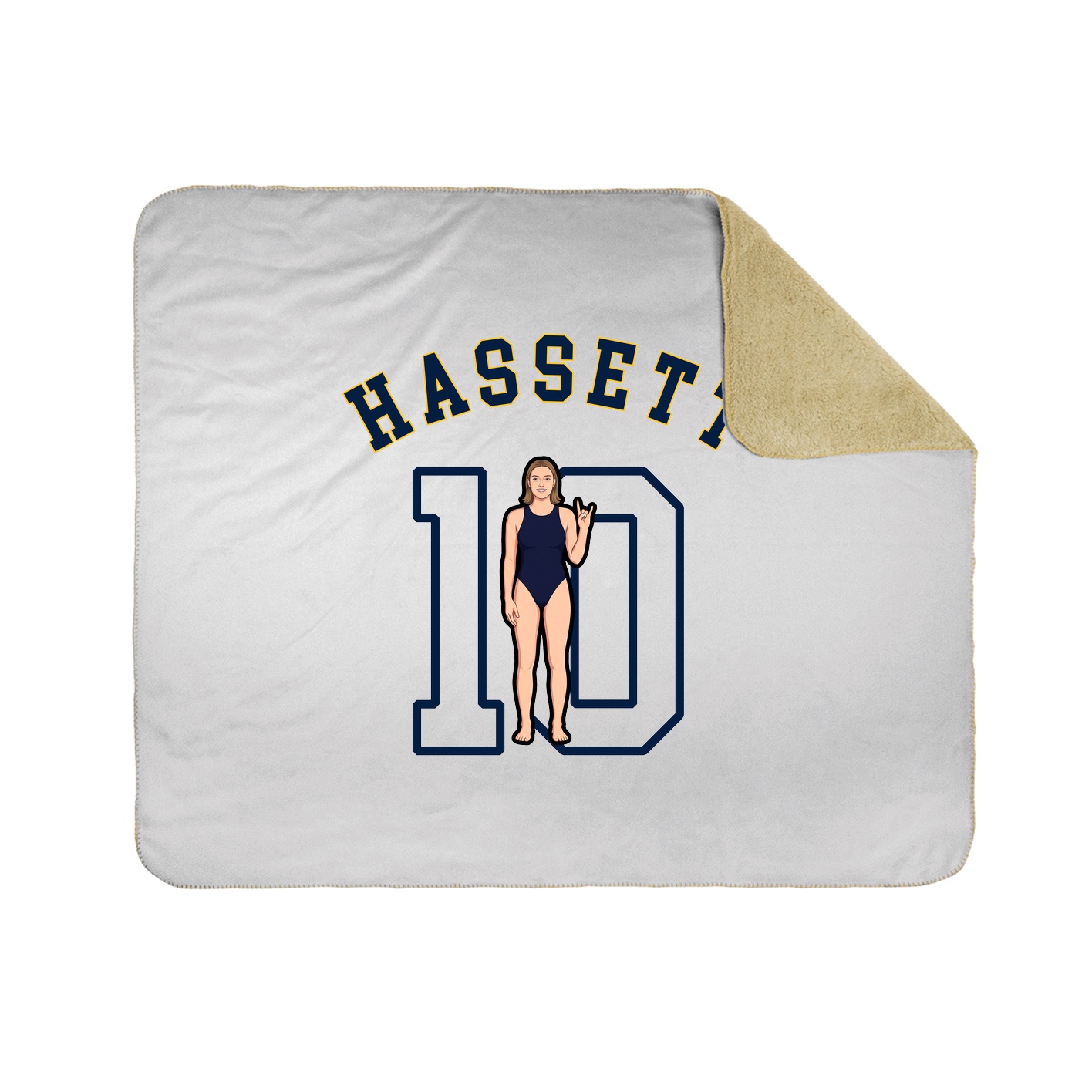 Throw Blanket — Shirsey Arch in White