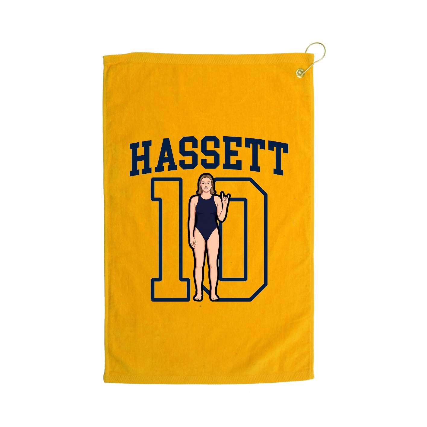 Golf Towel — Shirsey in Gold