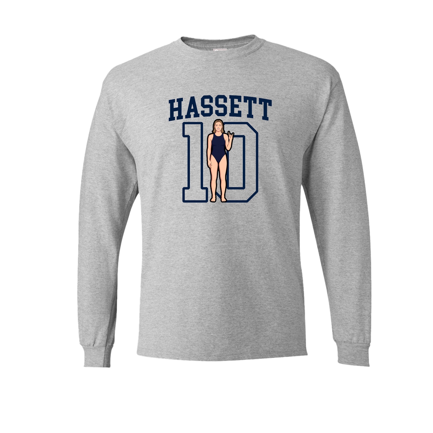 Long Sleeve Tee — Shirsey in Grey