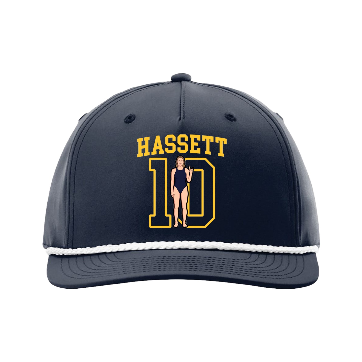 Five-Panel Classic Rope Cap — Shirsey in Navy