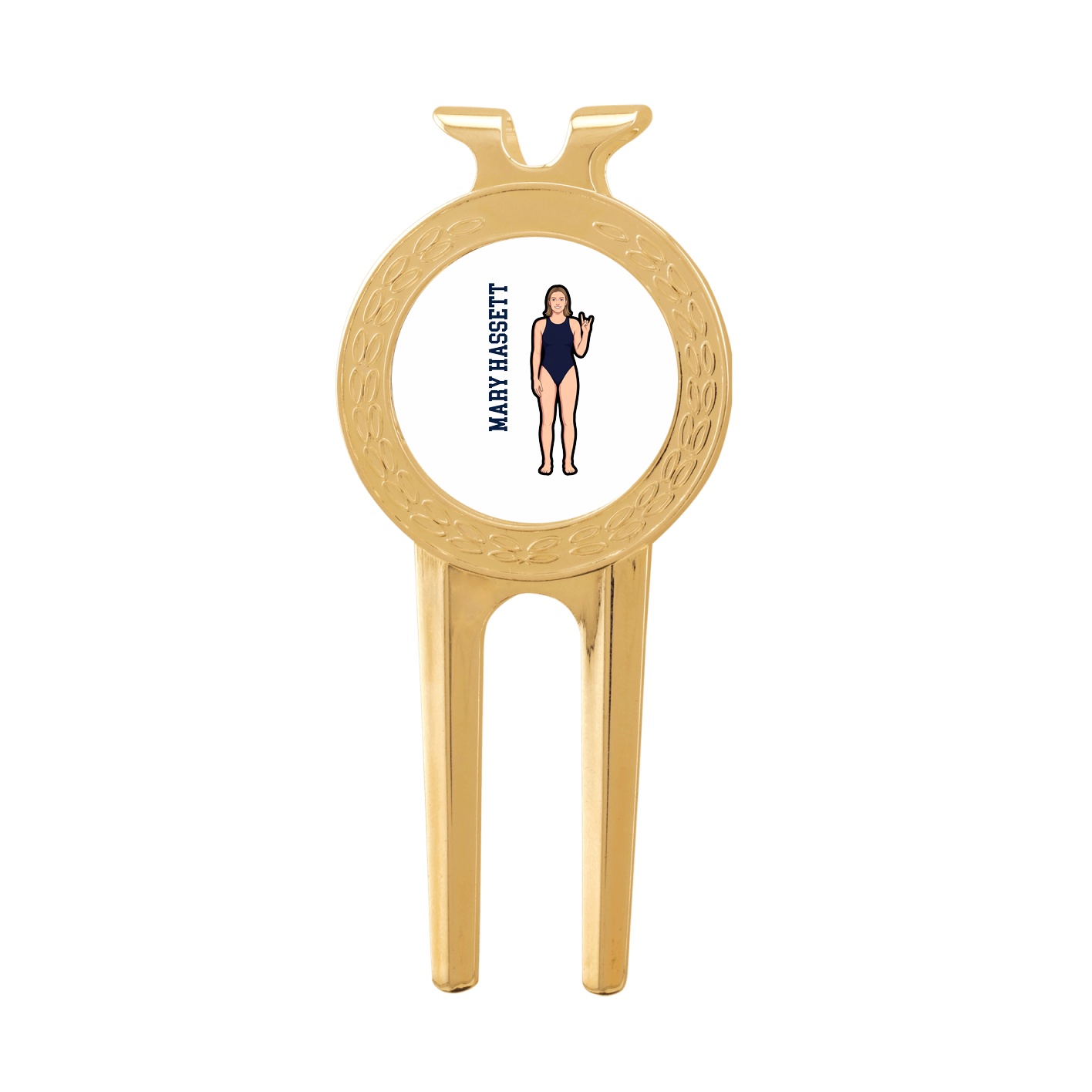 Divot Tool with Ball Marker — Name Vertical in Classic