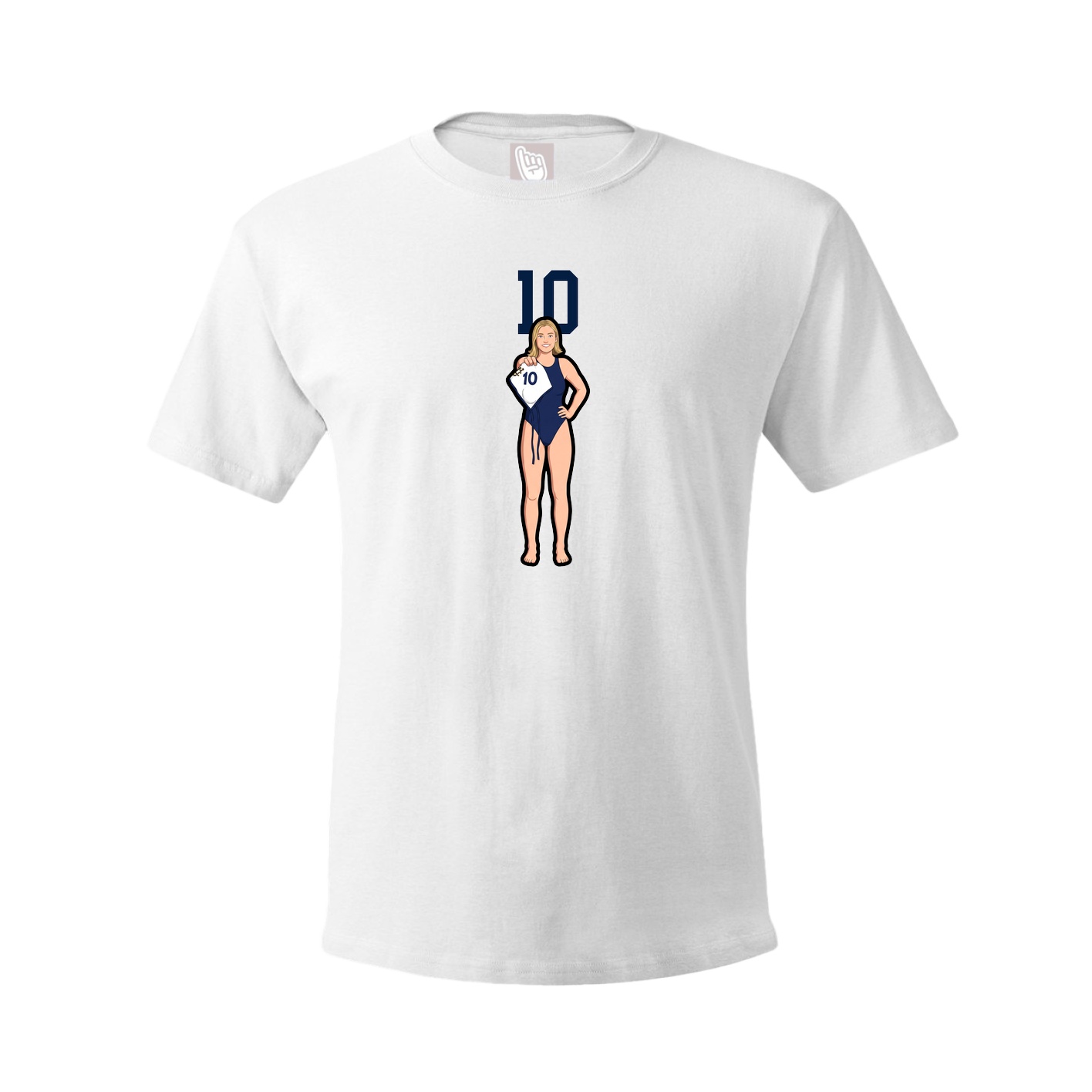 Tee — Number Top in White