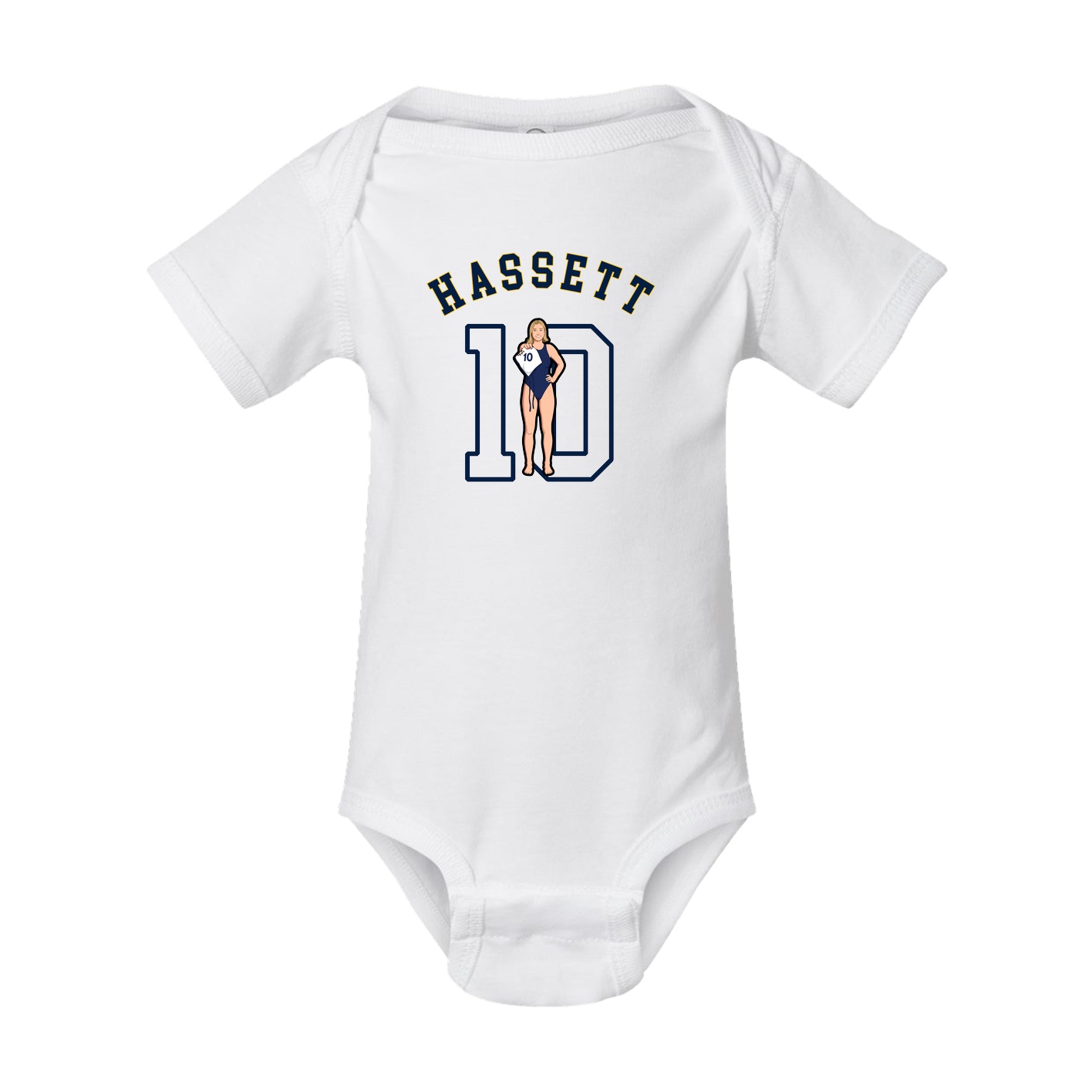 Baby Onesie — Shirsey Arch in White