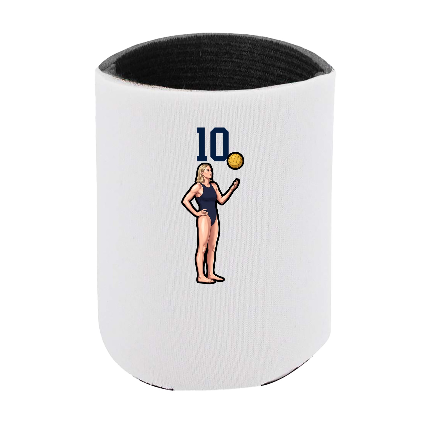 Can Holder — Number Top in White