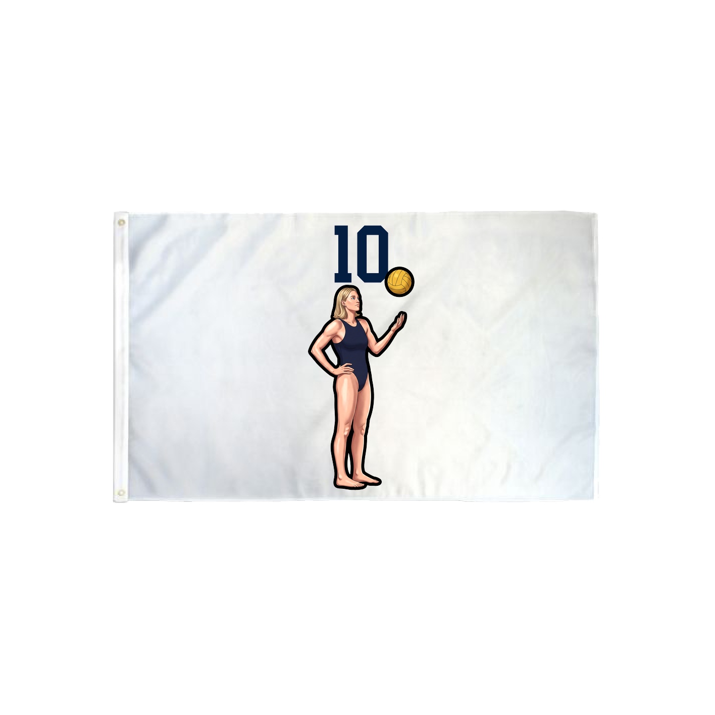3x5 Flag — Number Top in Classic