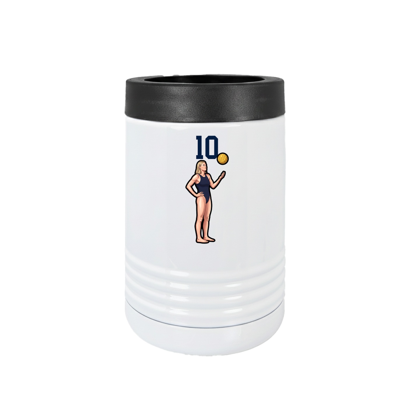 Beverage Holder — Number Top in White