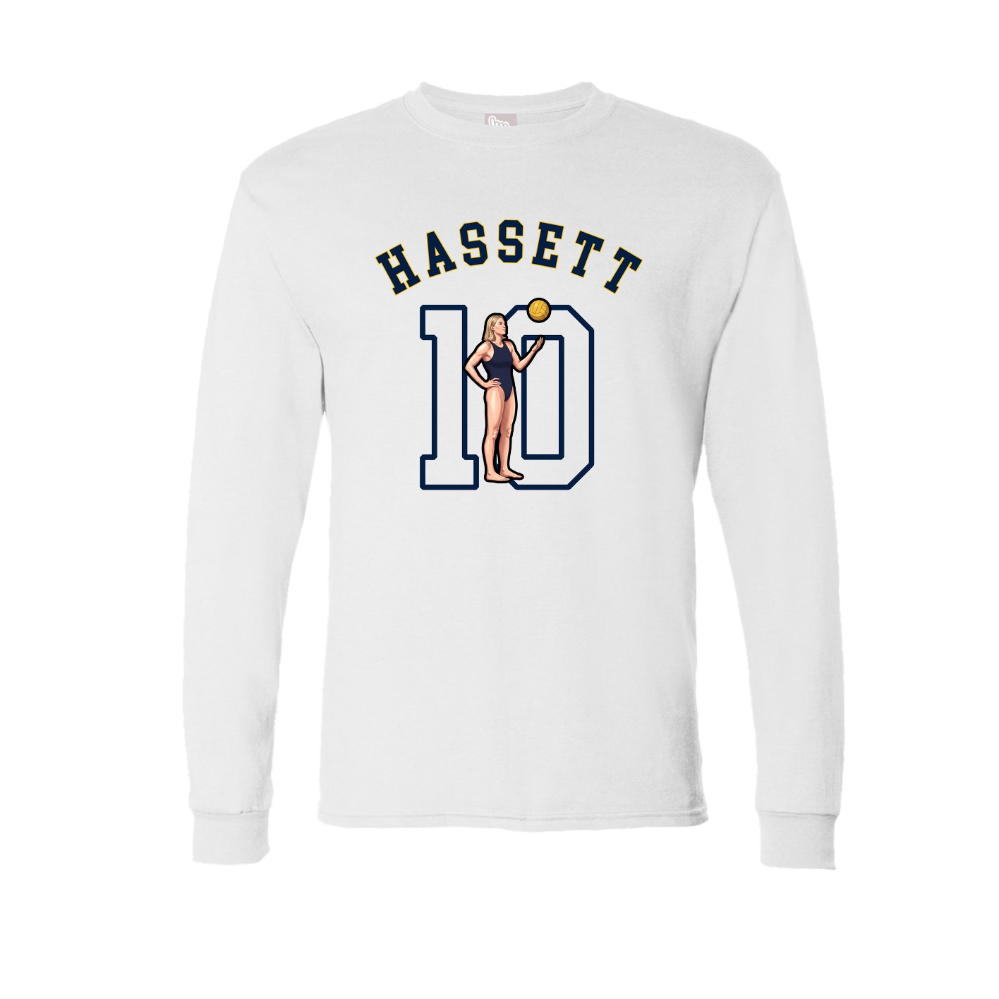Long Sleeve Tee — Shirsey Arch in White
