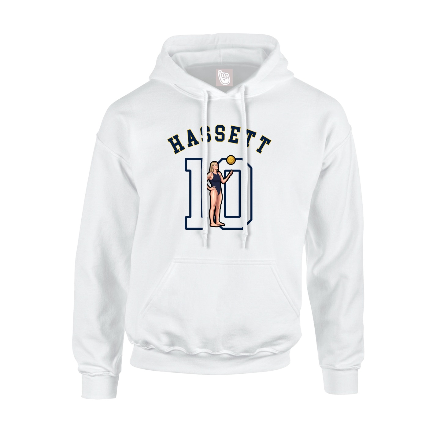 Hoodie — Shirsey Arch in White