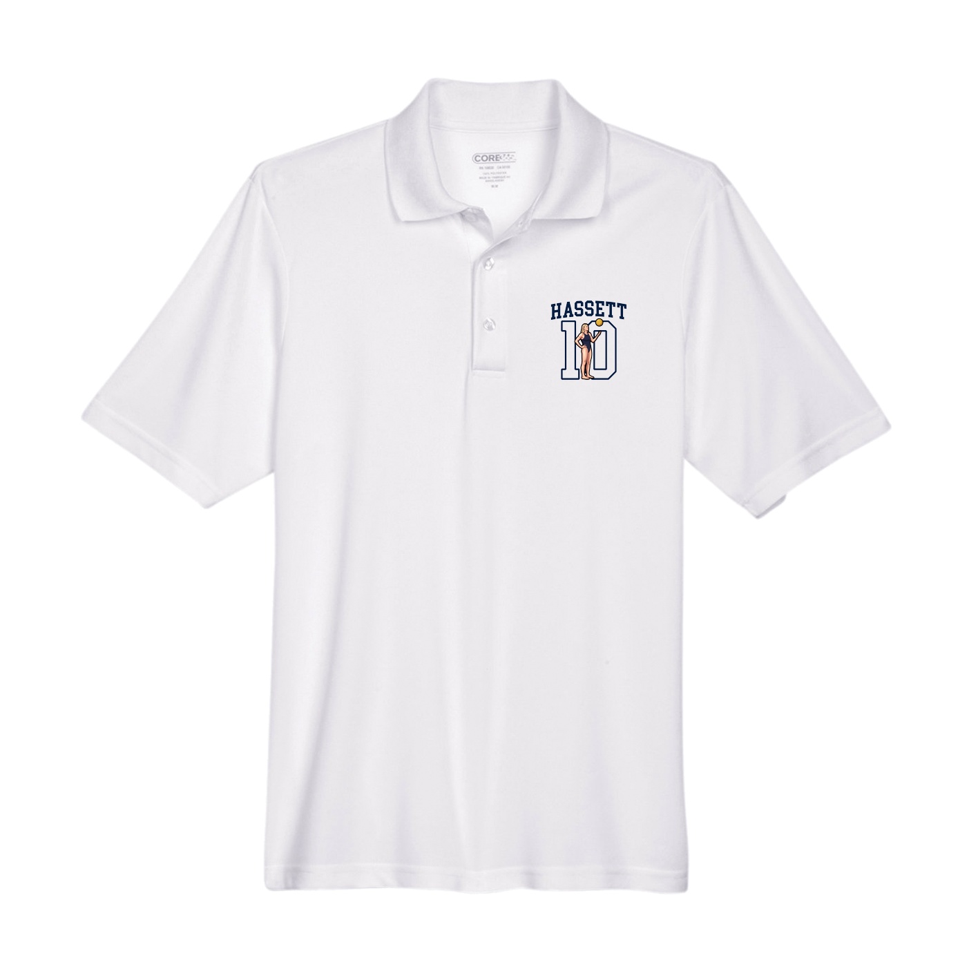 Performance Polo — Shirsey in White