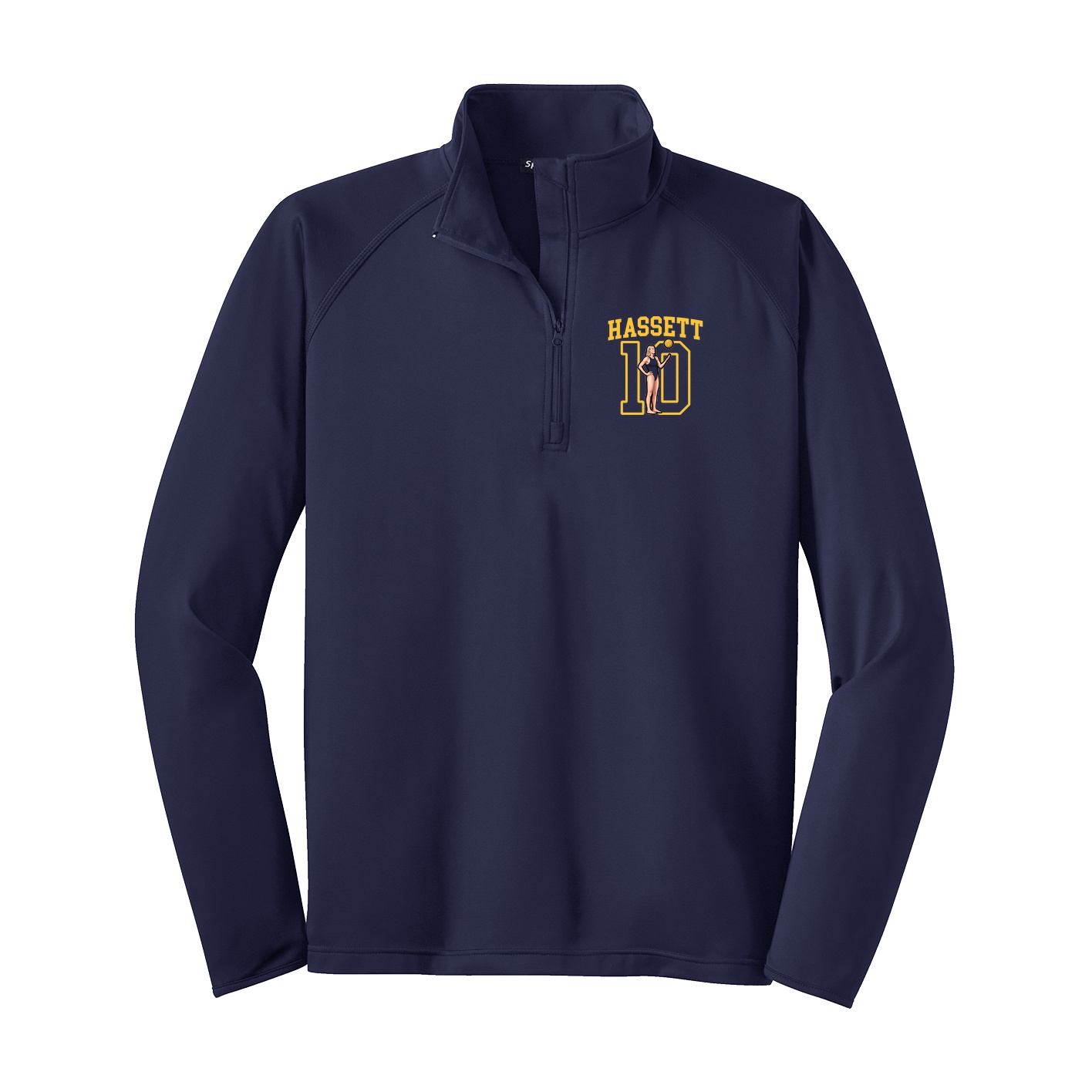 Q-Zip Pullover — Shirsey in Navy