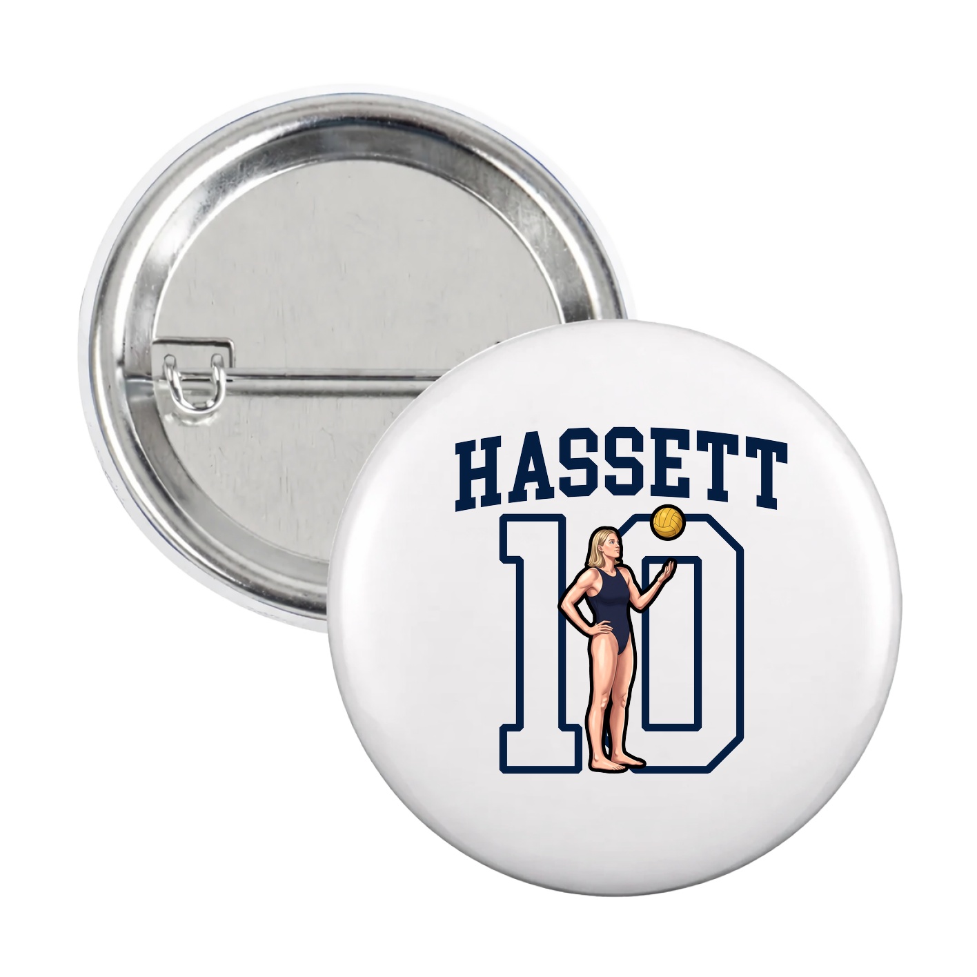 Game Day Button — Shirsey in White