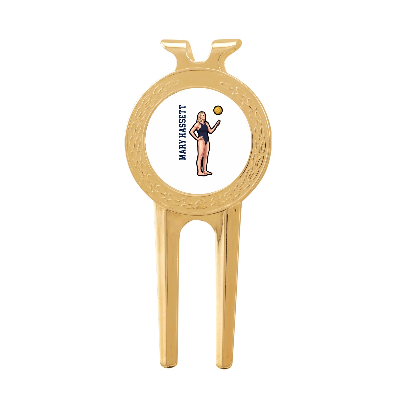 Divot Tool with Ball Marker — Name Vertical in Classic