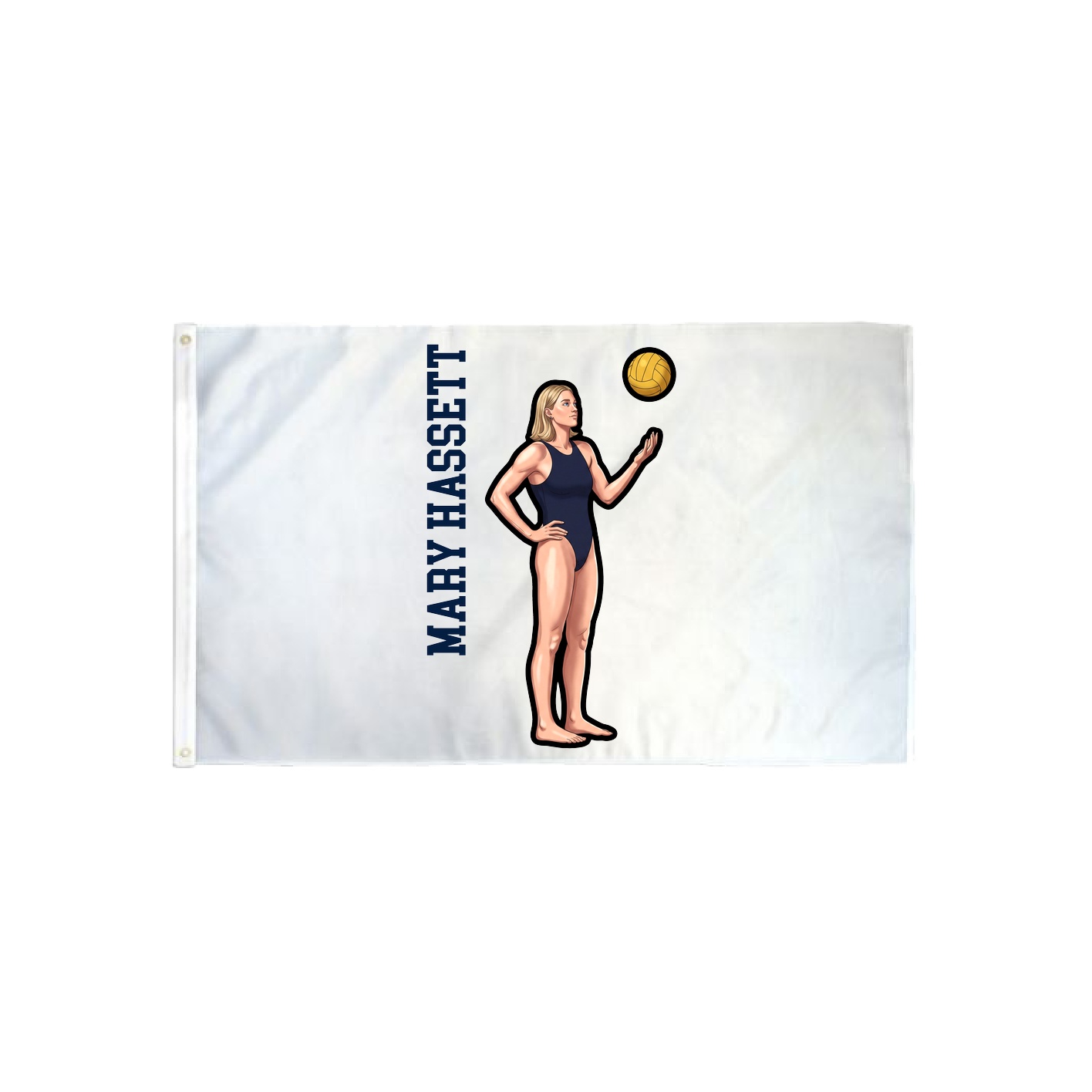 3x5 Flag — Name Vertical in Classic