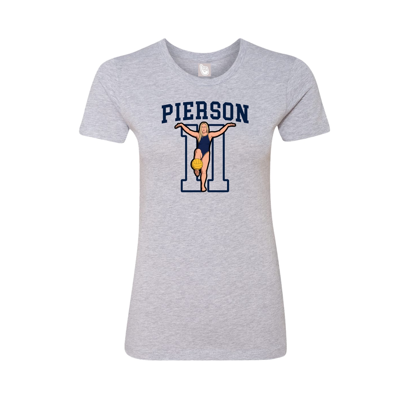 Fitted Women's Tee — Shirsey in Grey