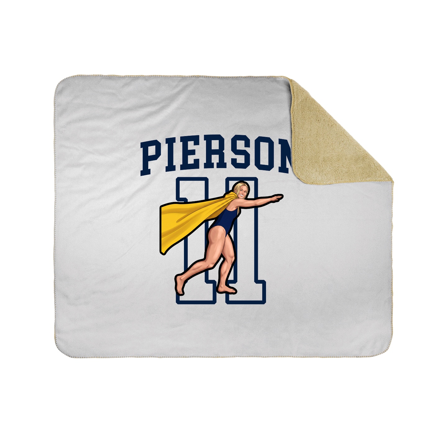 Throw Blanket — Shirsey in White